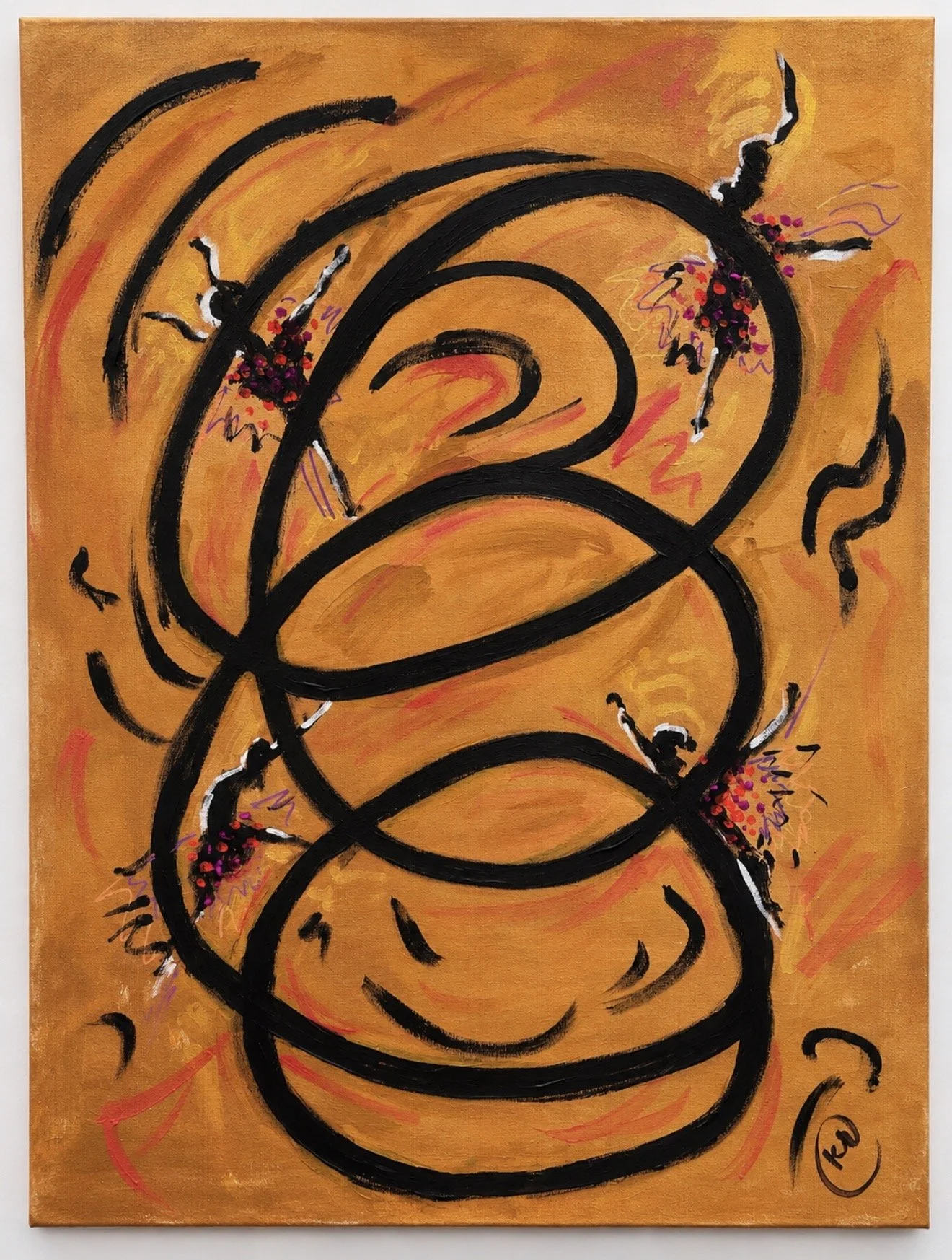 The dance within 
30x40
Acrylic