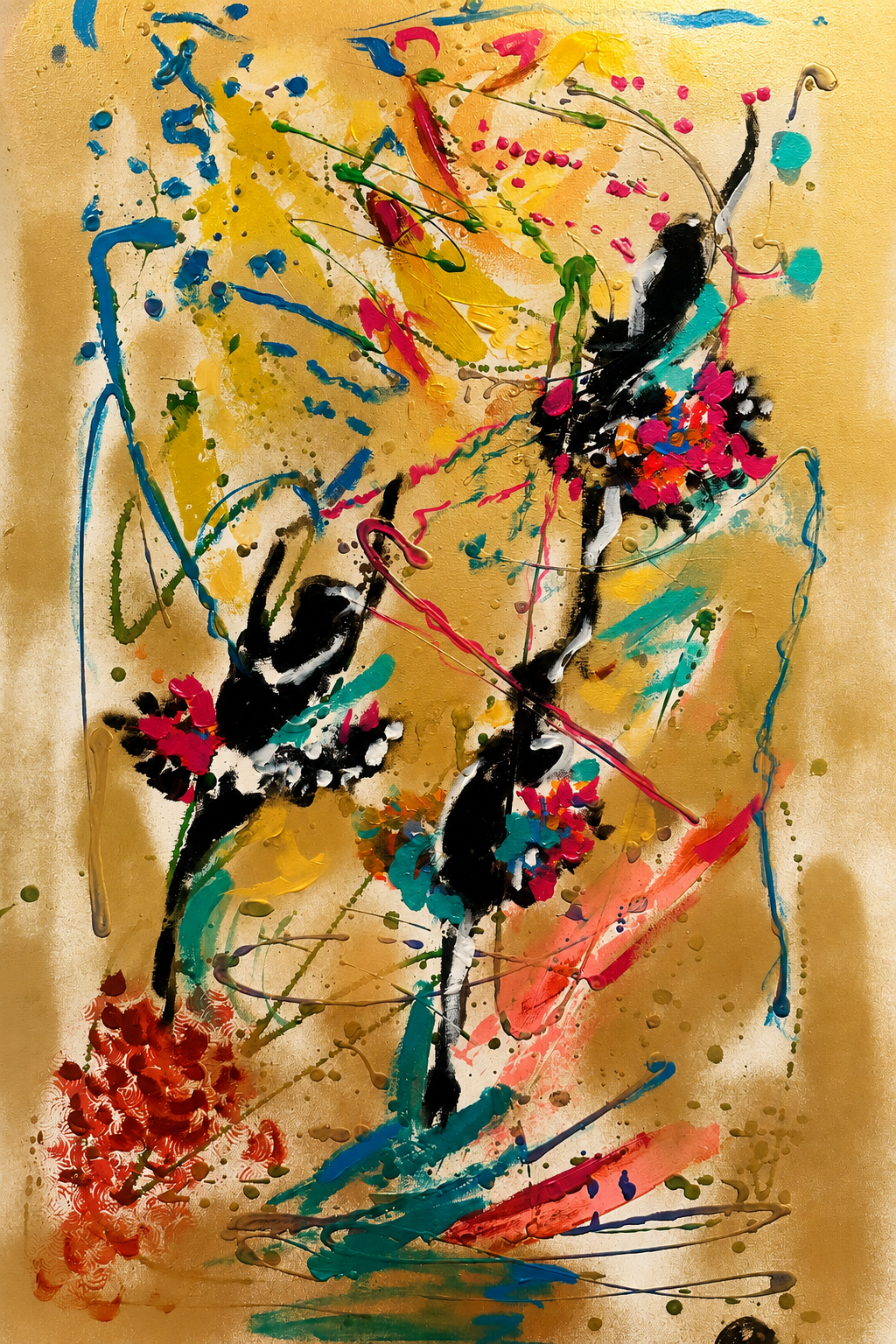 Rhythm of the soul 30x48 Acrylic Paintings by Kiki