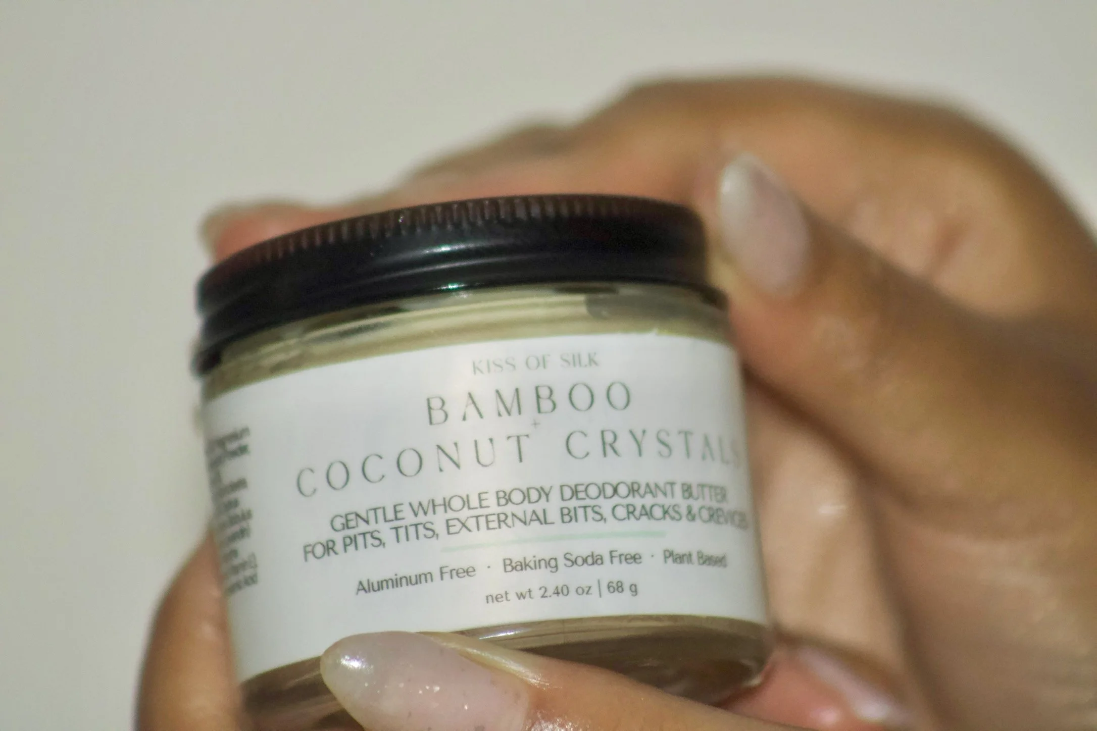 Bamboo + Coconut Crystals Whole Body Deodorant Butter