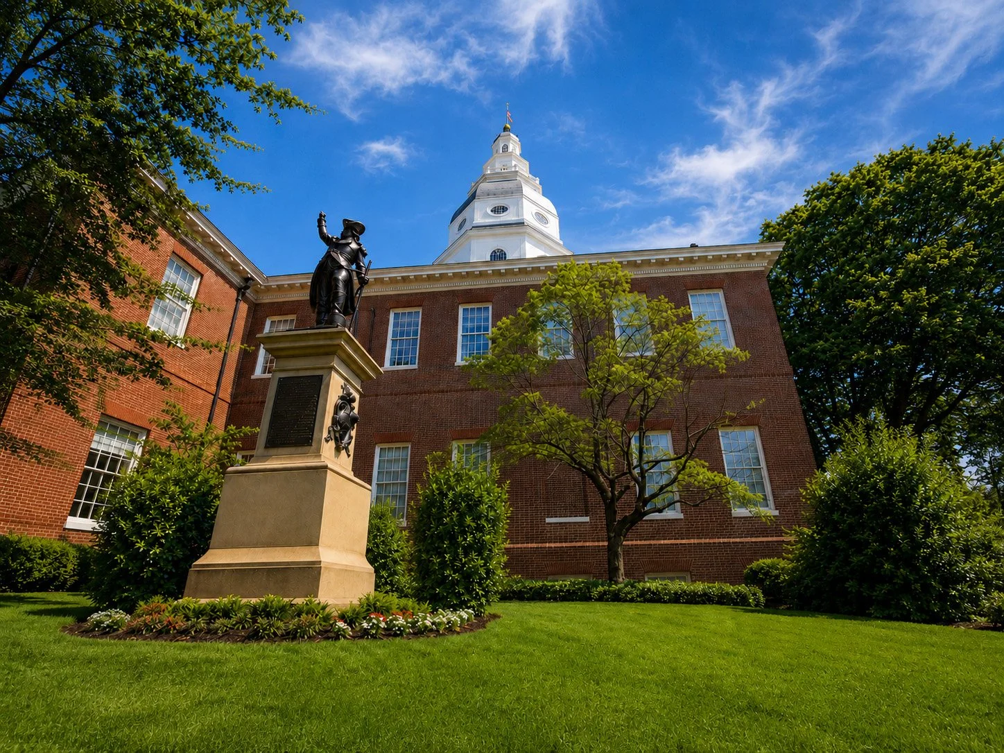 Bayberry Retreat nearby attraction featuring the historic Maryland State House in downtown Annapolis.