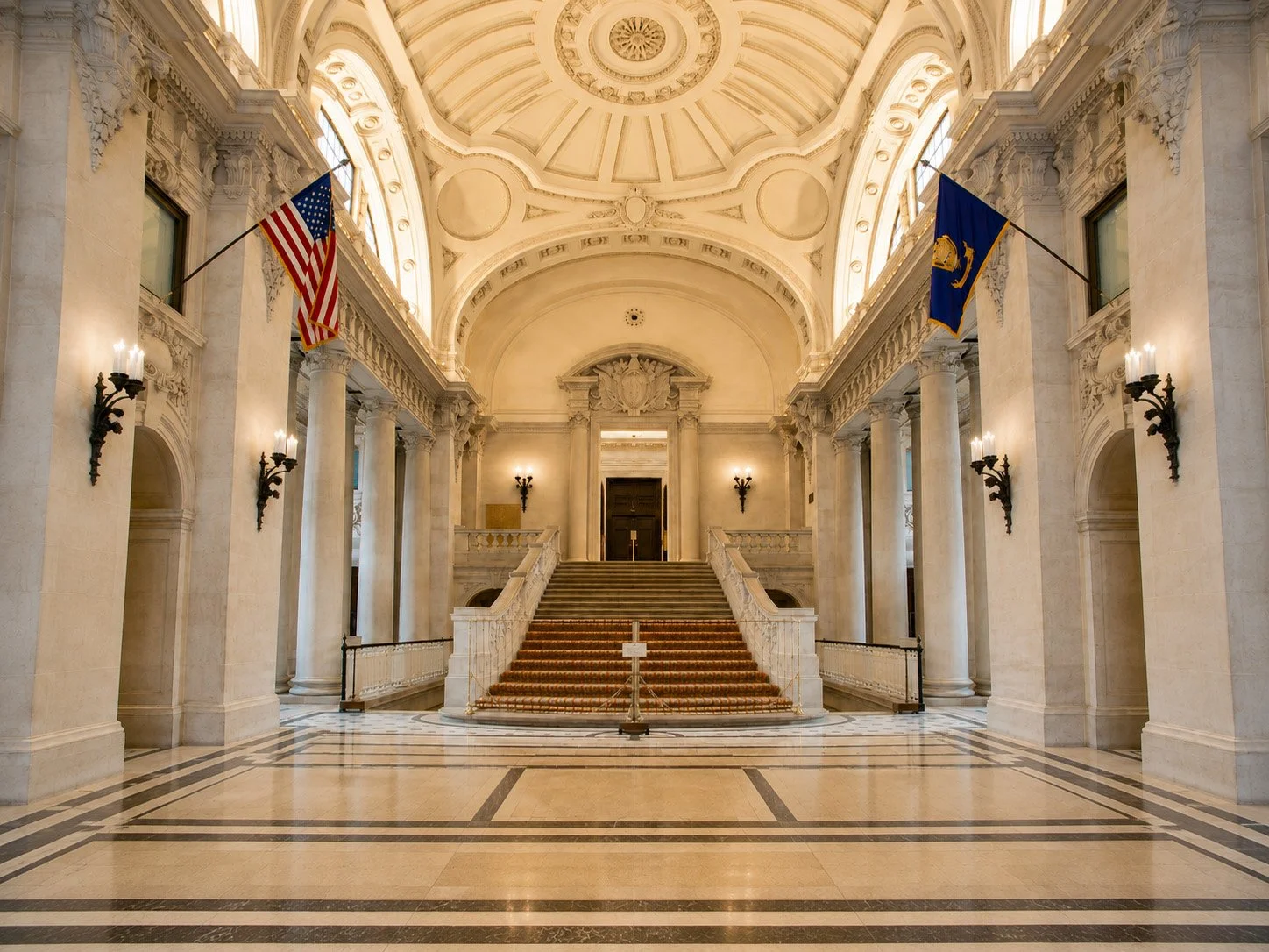 Bayberry Retreat nearby attraction featuring the historic interior of the U.S. Naval Academy in Annapolis, Maryland.