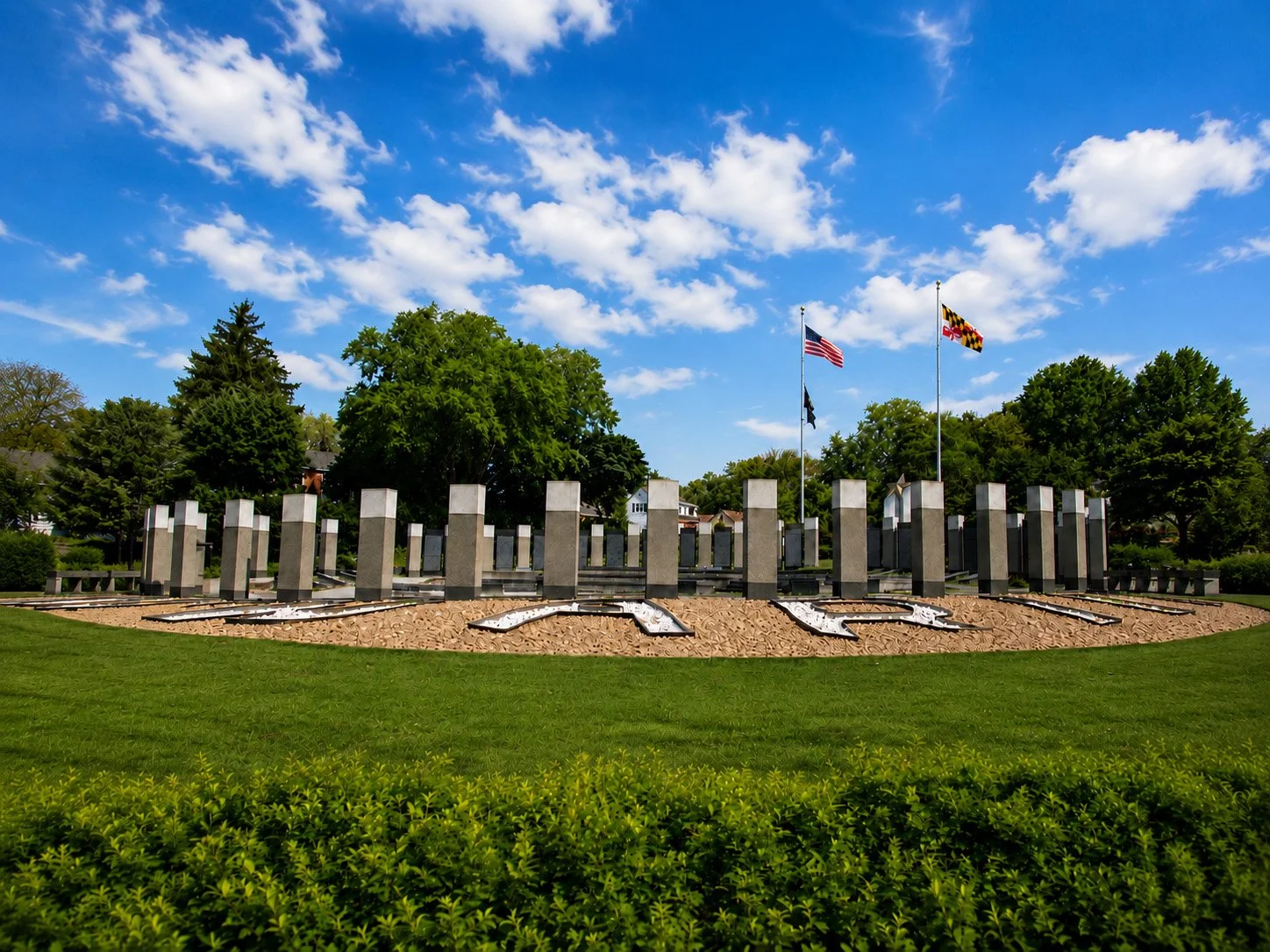 Bayberry Retreat nearby attraction featuring the Maryland World War II Memorial in Annapolis.