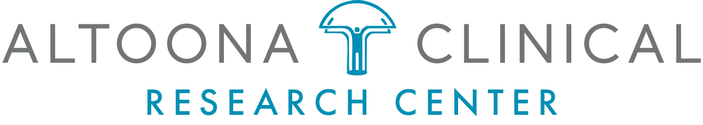 Logo of Altona Clinical Research Center with stylized umbrella icon.