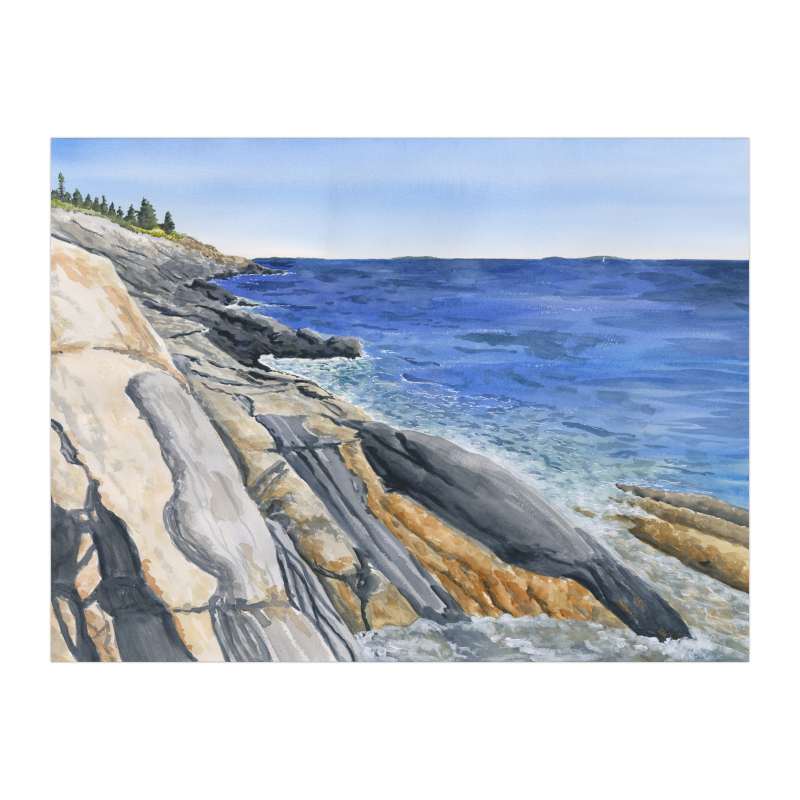 2026 Muscongus Bay from Pemaquid 18x24 Cotton Print.png