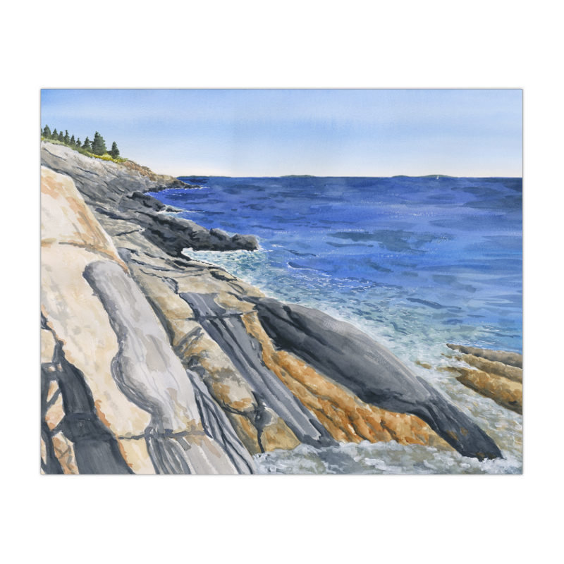 2026 Muscongus Bay from Pemaquid 8x10 Paper Print.png