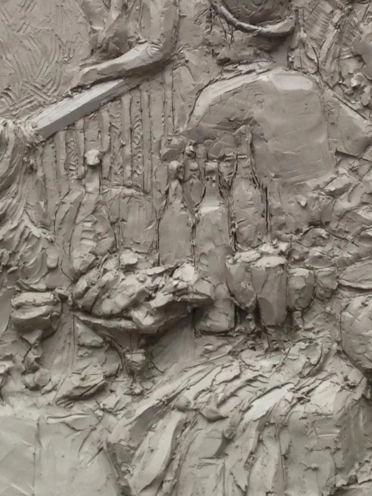 Clay relief study 