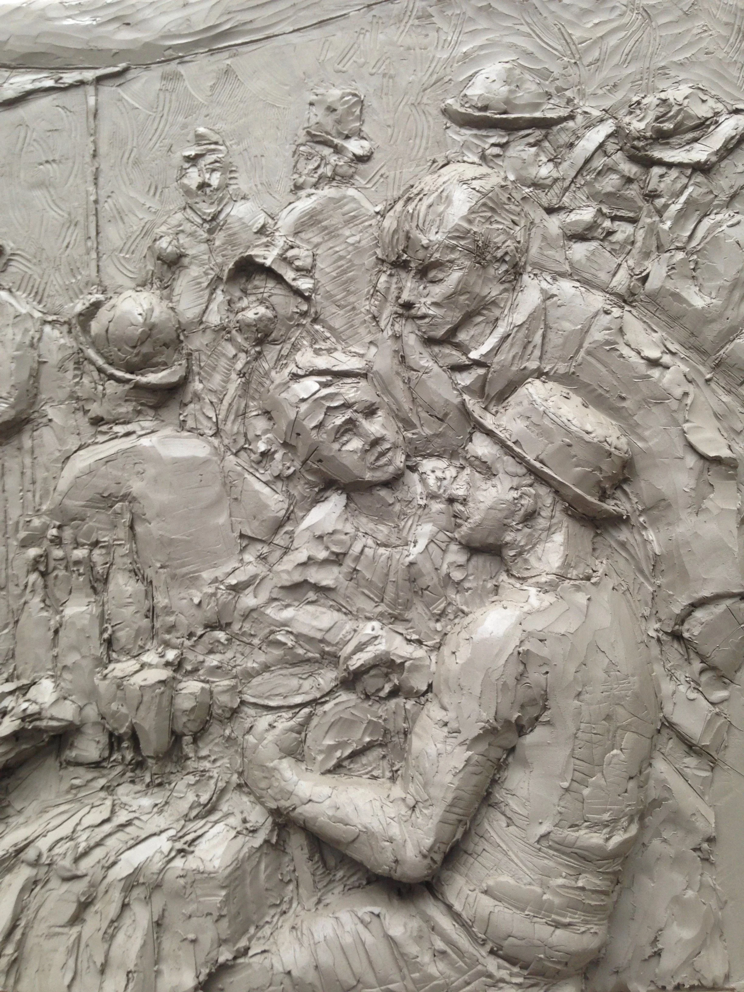 Clay relief study 