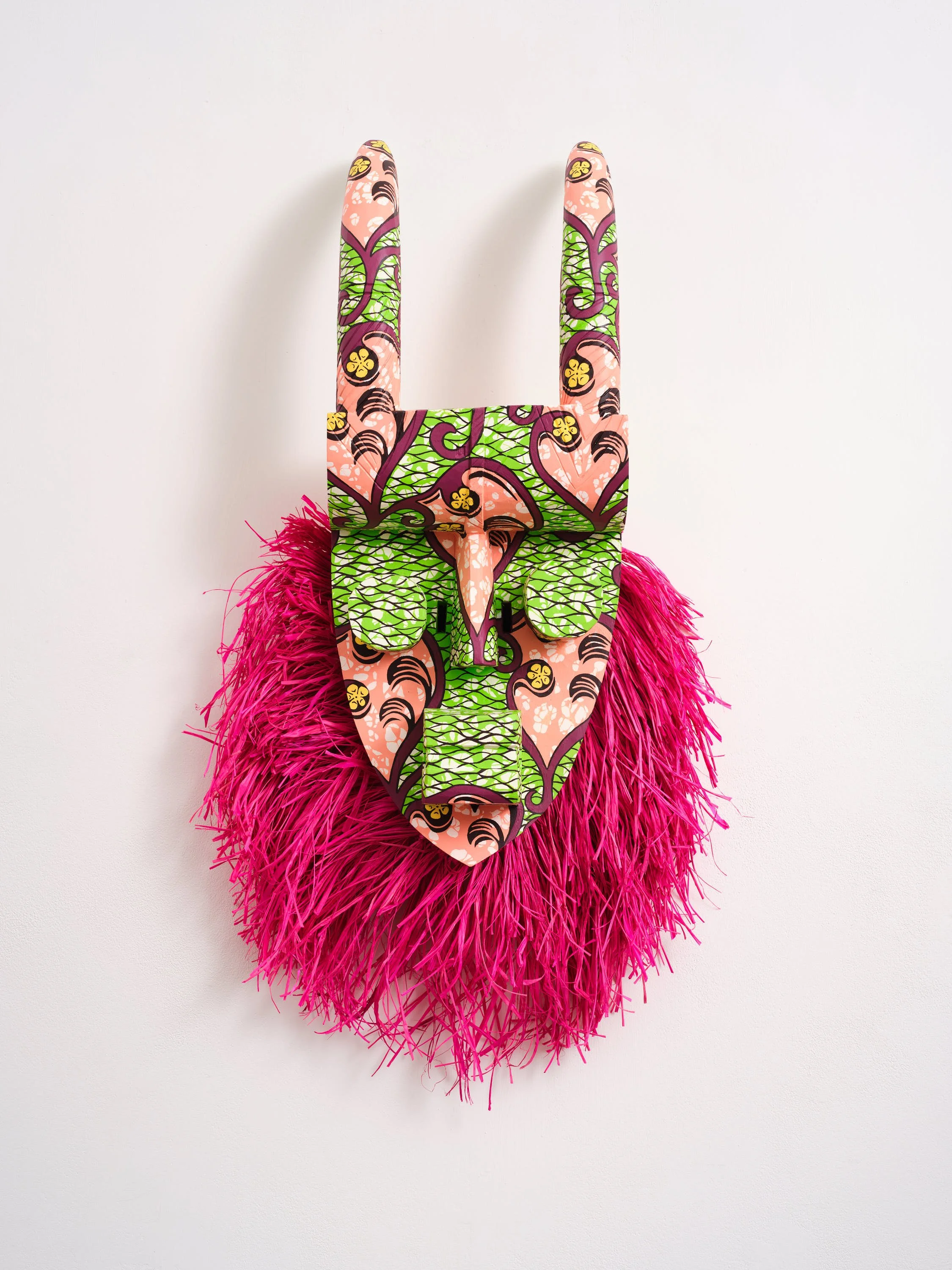 Work for Yinka Shonibare based on Picasso's antique african mask collection 