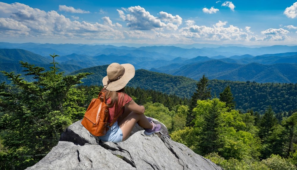 Blue Ridge Mountain views in Western North Carolina near Twin Willows.