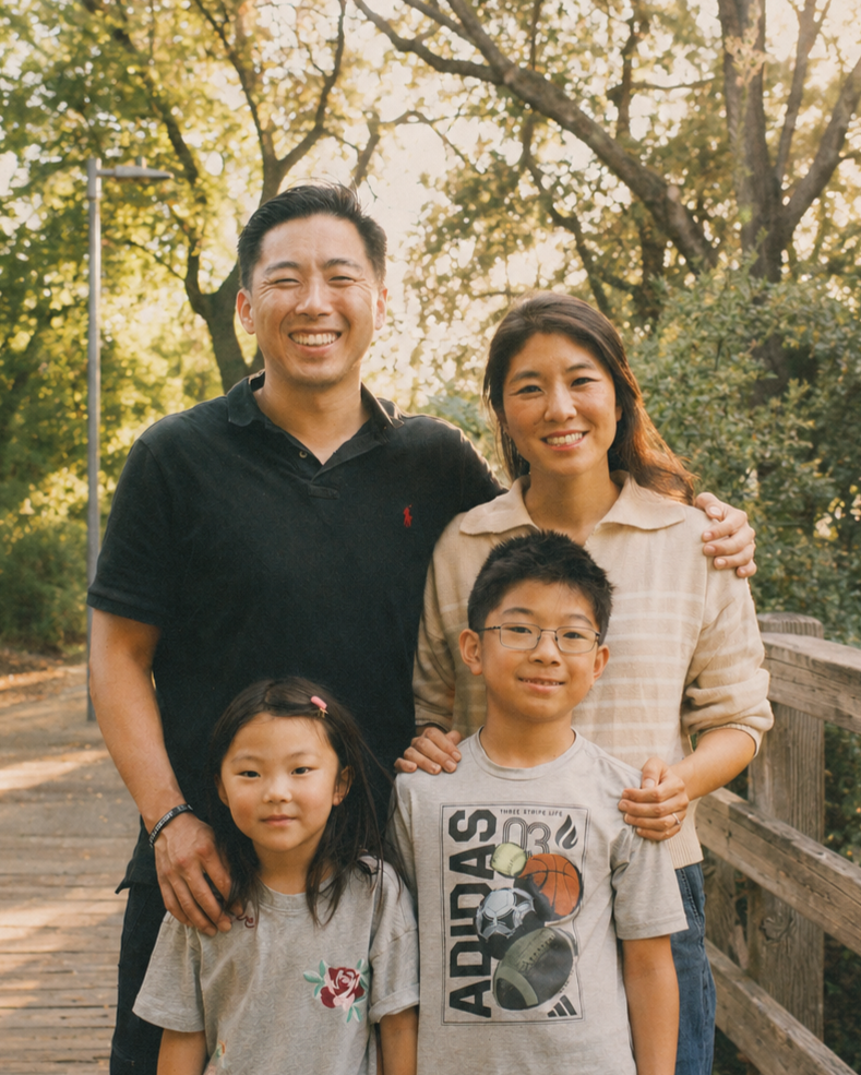UC Davis Klesis Campus Pastor Family photo