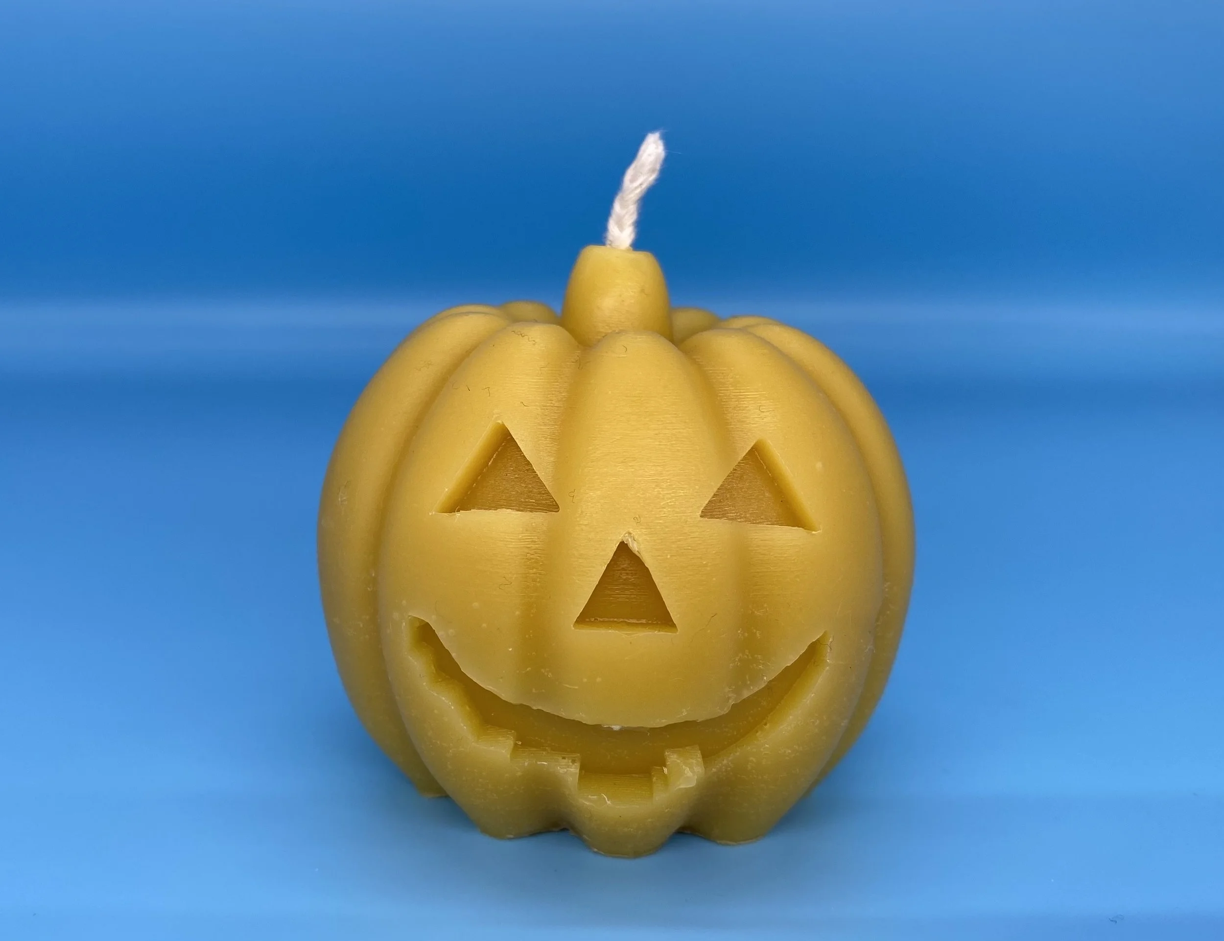 Beeswax Pumpkin Candle | Something Spooky! | Halloween Decor *