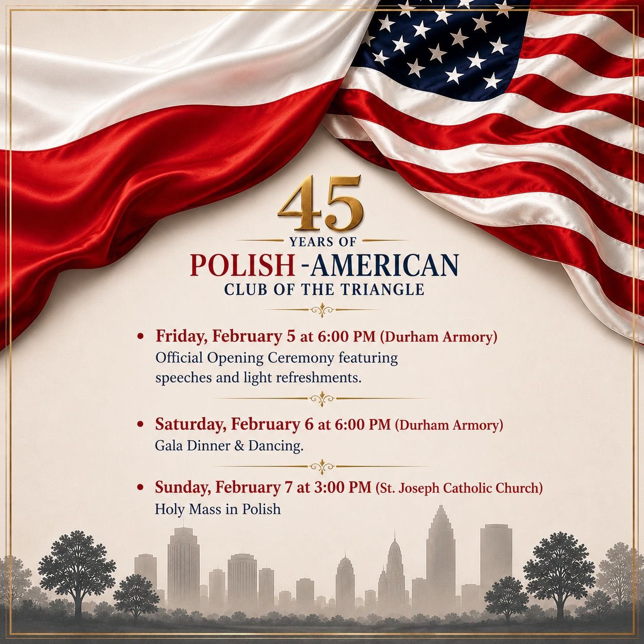 PAC 45 years Gala Party