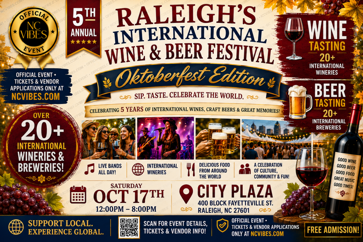 Raleigh's International Wine & Beer Festival 2026
