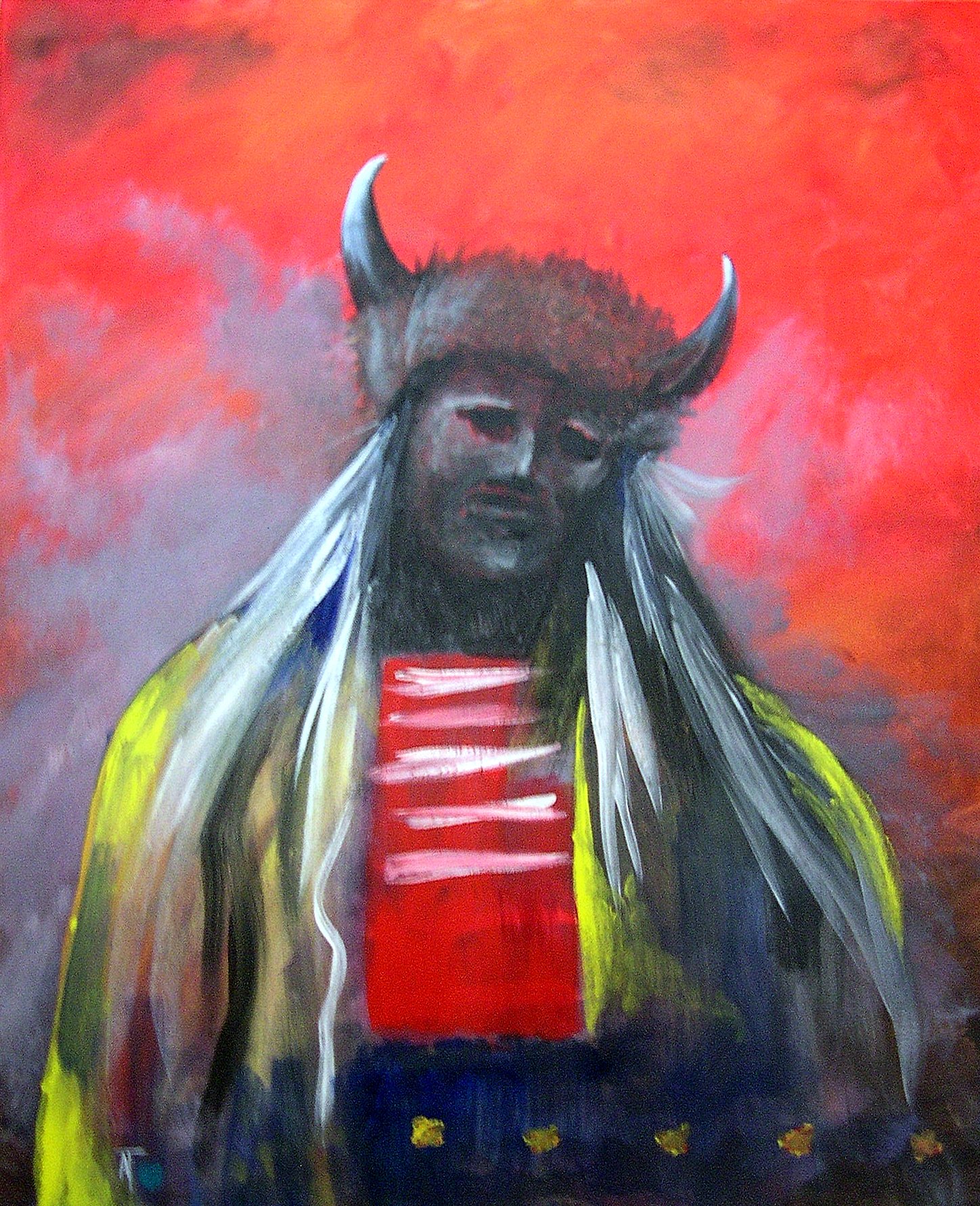 BUFFALO DANCER 73X60cm