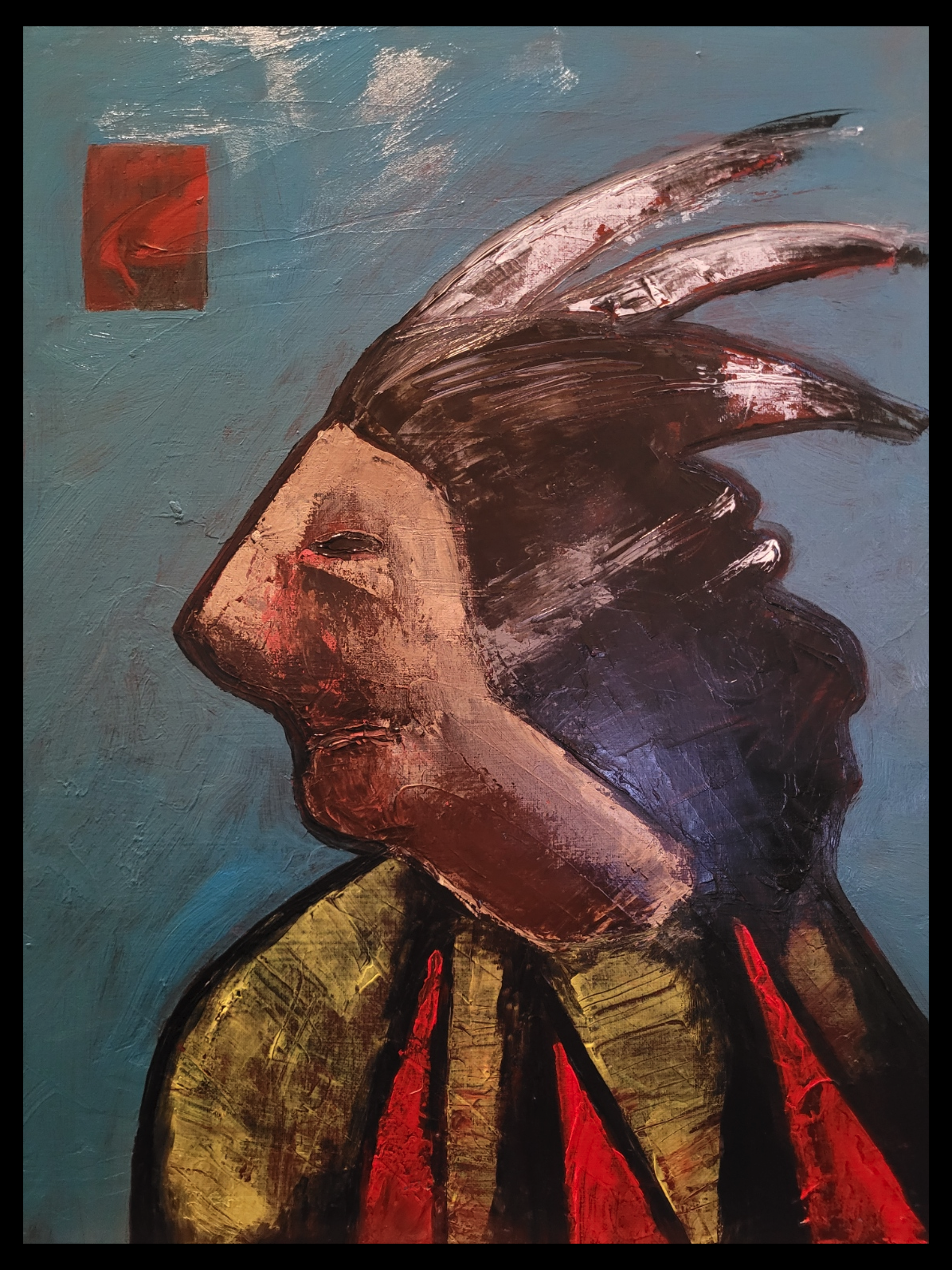 SPIRIT 3 62x50cm Acrylique sur toile 