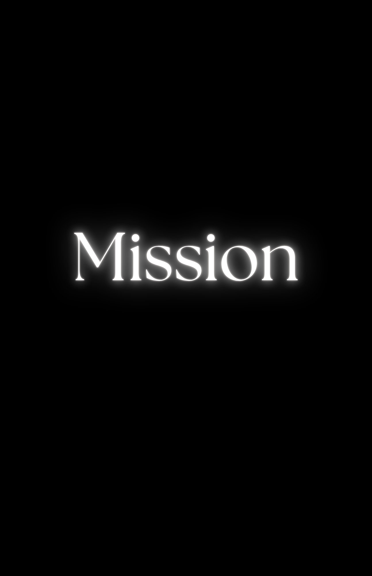 Black arch that says "Mission"