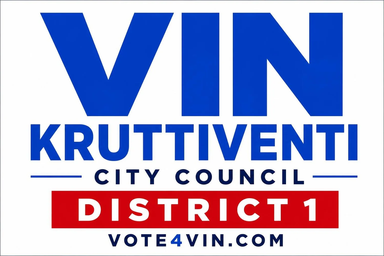 Vin Kruttiventi for Pleasanton City Council 2026