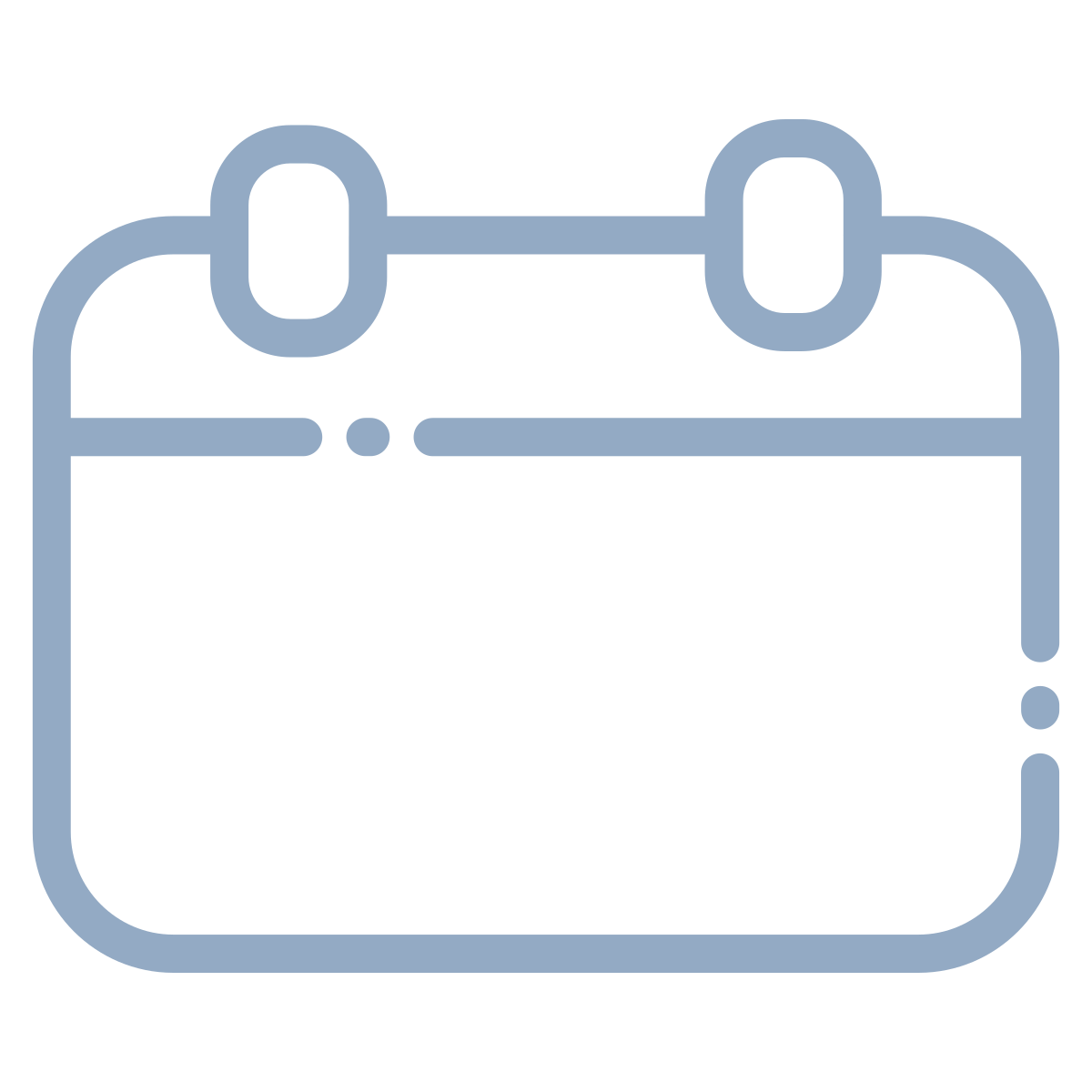 Outline of a briefcase with a handle on top.