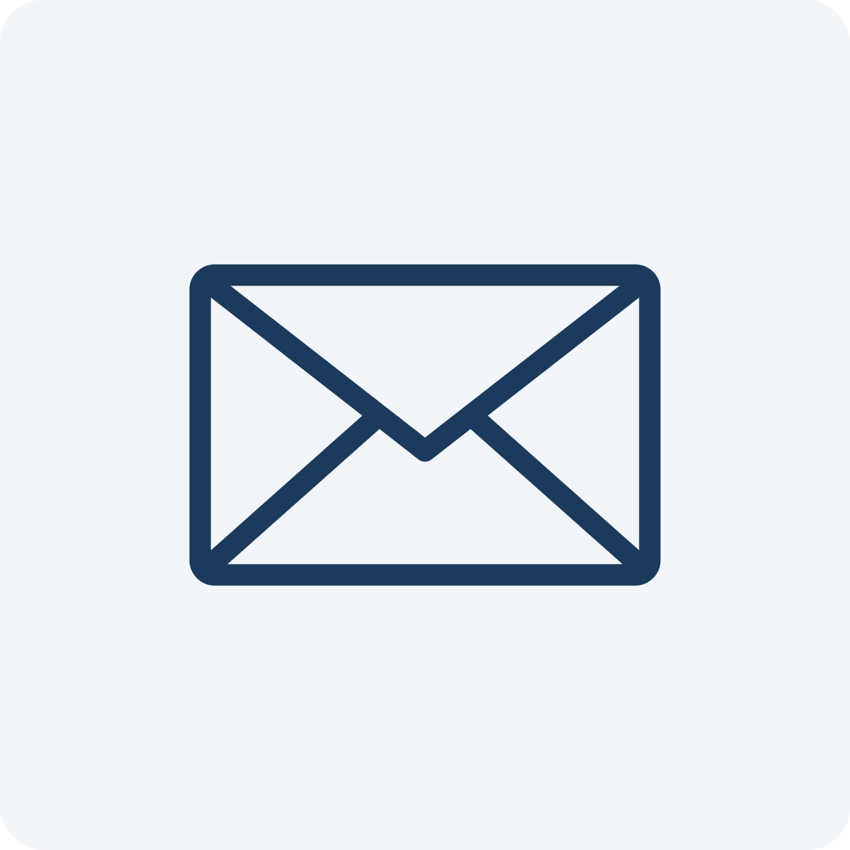 Icon of a envelope representing email or messaging.