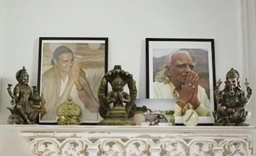 Patanjali, Lakshmi, Ganesha, BKS Iyengar (Guruji), Geeta Iyengar (Geetaji)