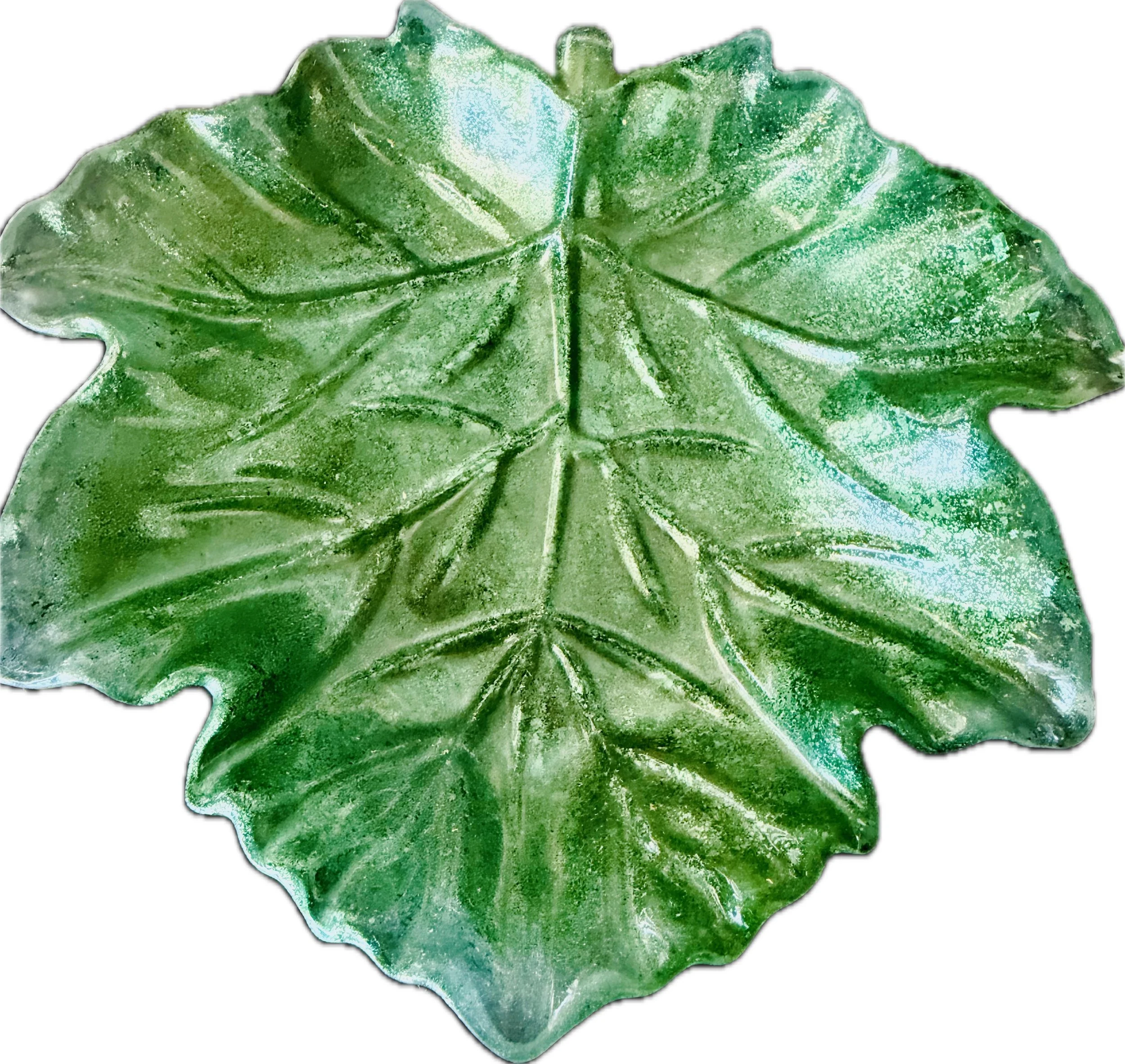 Nature's Elegance Resin Maple Leaf Spoon Rest or trinket tray