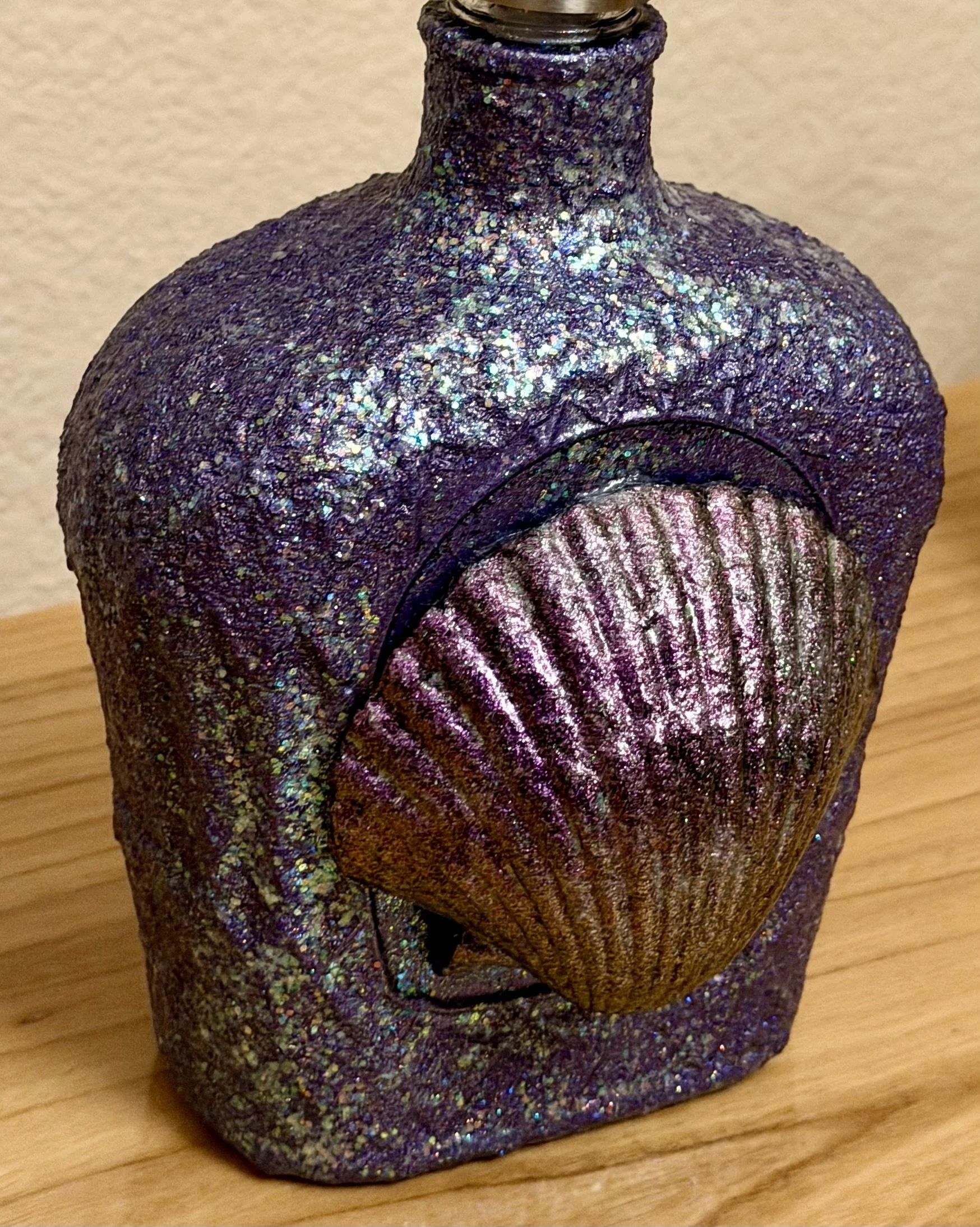 Shell Crown Royal Bottle Decor