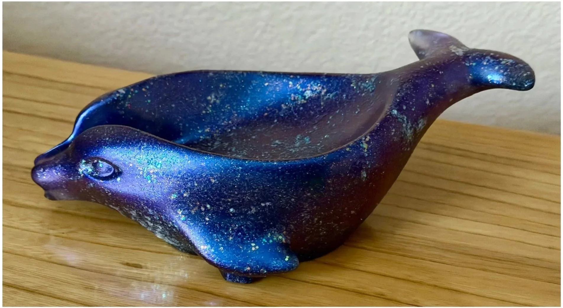 Galaxy Whale Resin Soap Dish