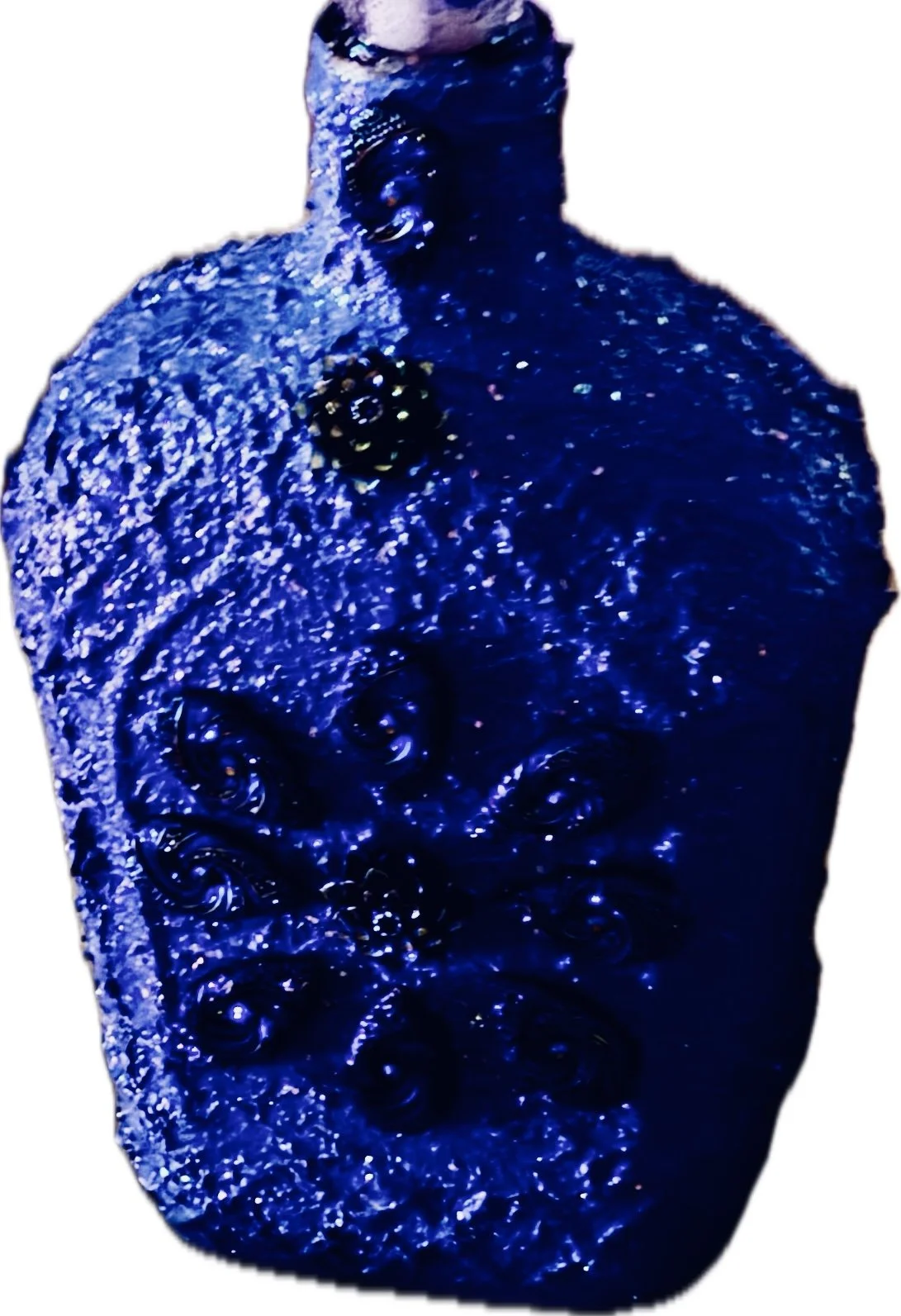 Blue Elegance Crown Bottle