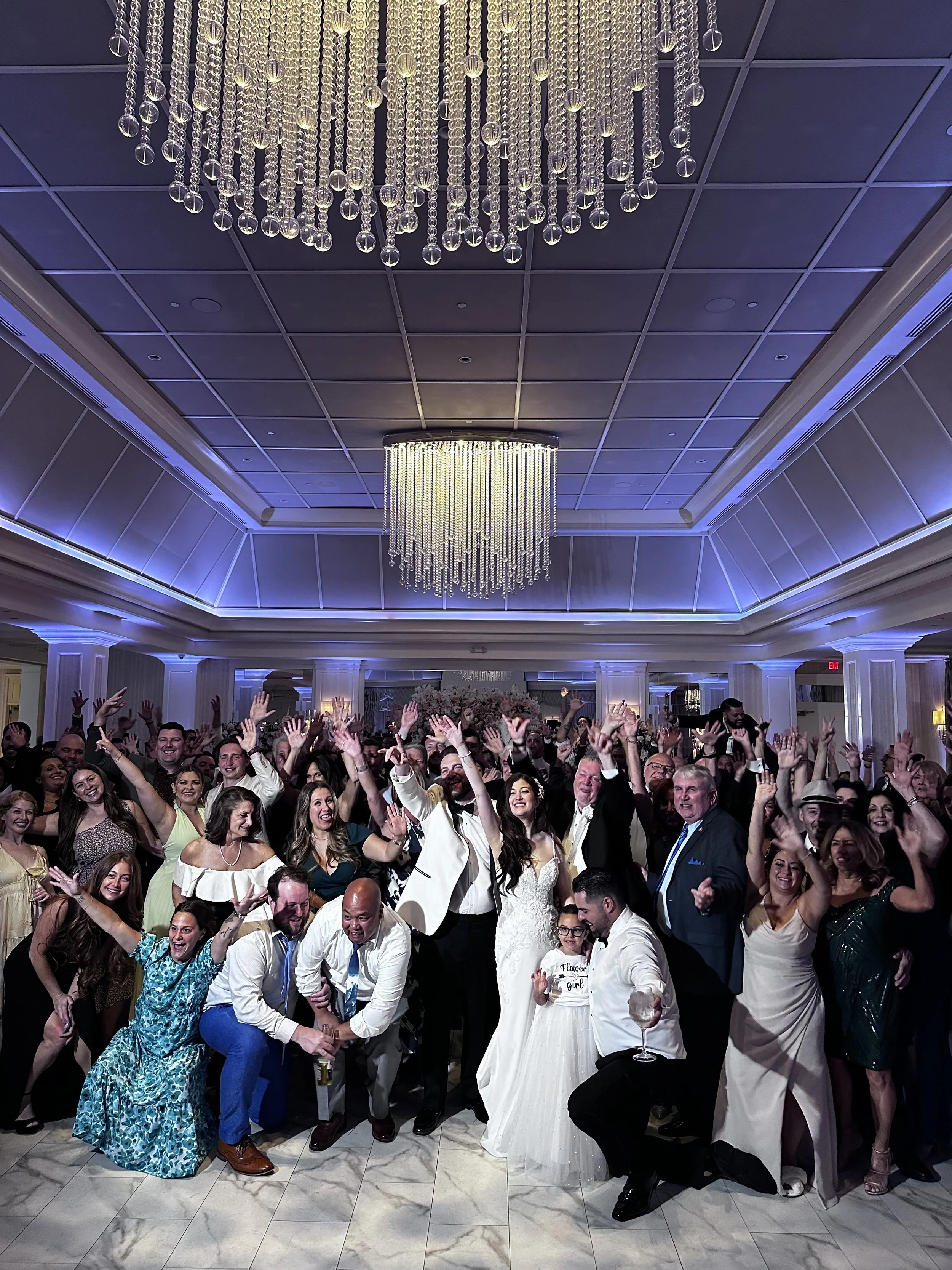 Packed dance floor at an Evented Sound celebration