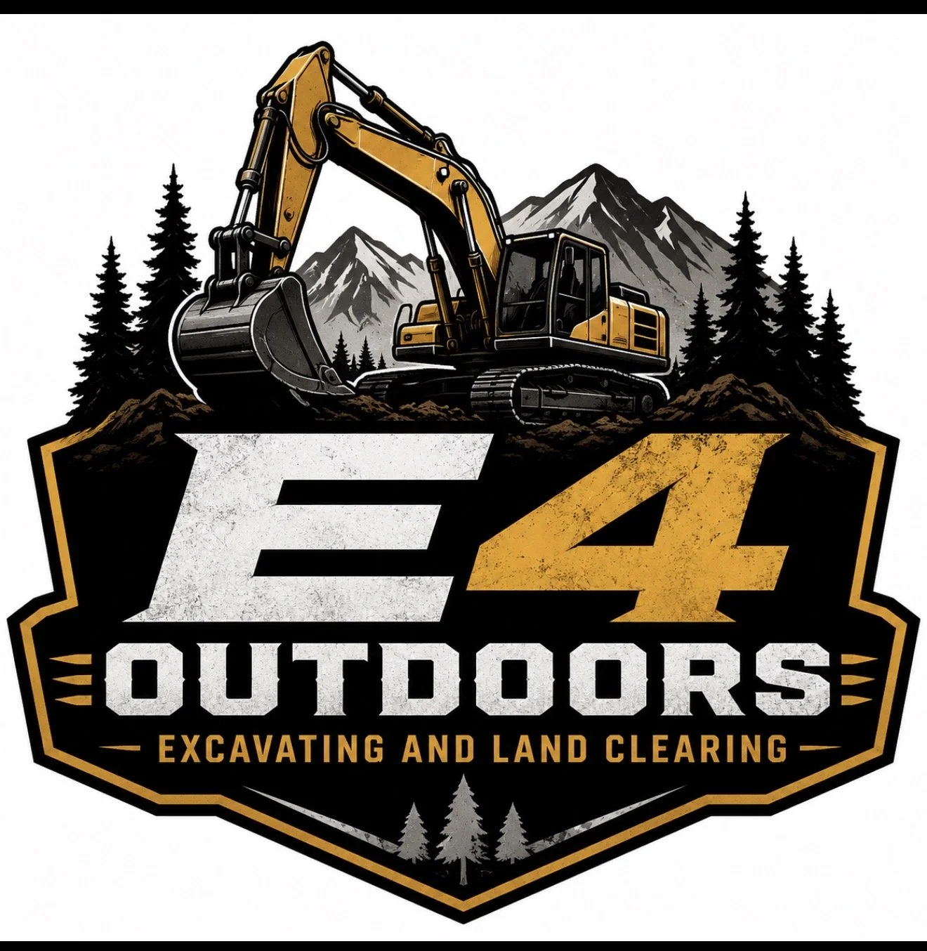 E4 outdoors LLC excavating and land clear