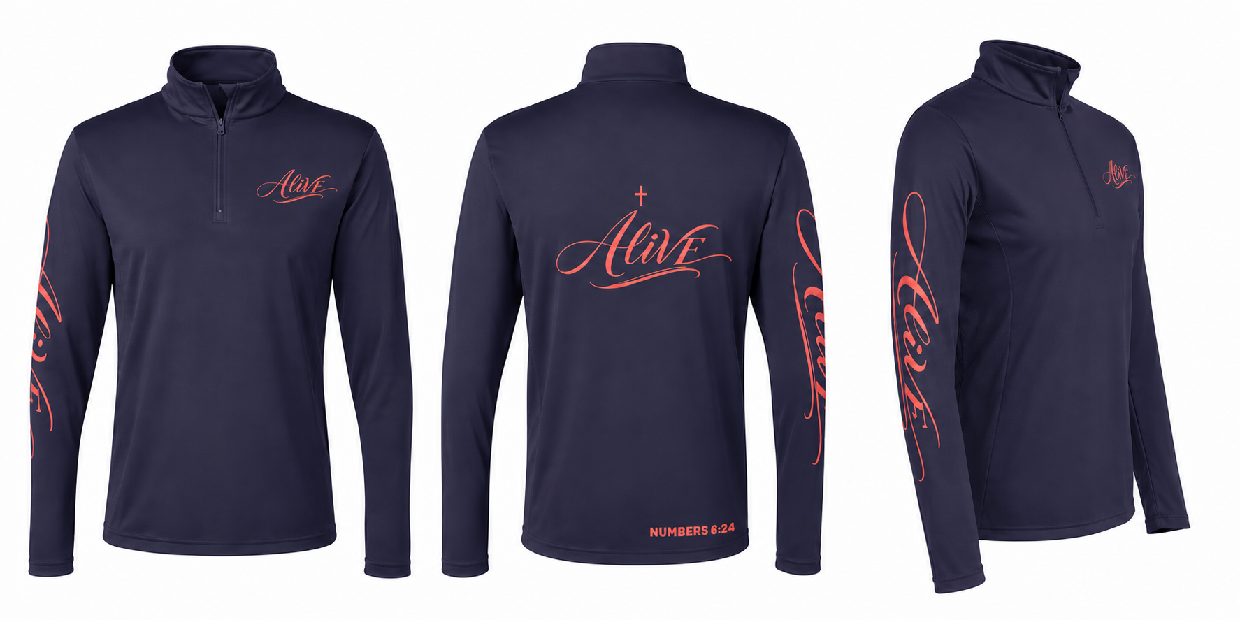 True Navy tripple Woman's quarter Zip.png