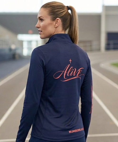Woman's Clothing Line, True Navy, Longsleeve quarterzip
