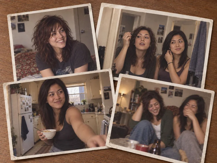 Nora and Maya during the years they shared, preserving an earlier version of each of them