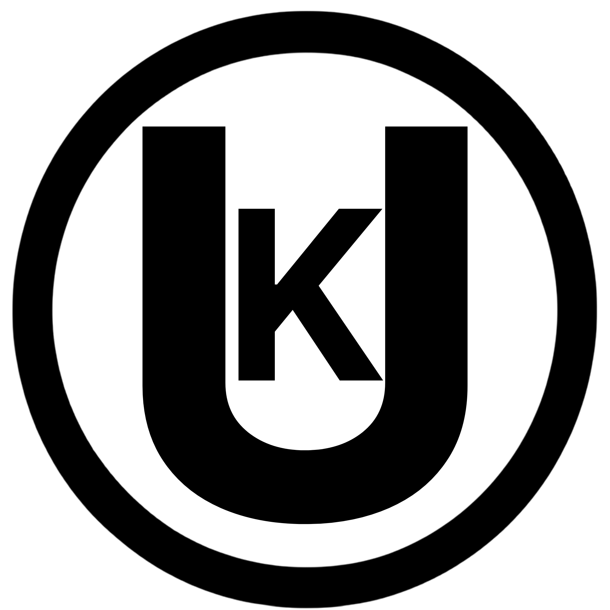 Black and white logo with a stylized letter Ki inside a circle.
