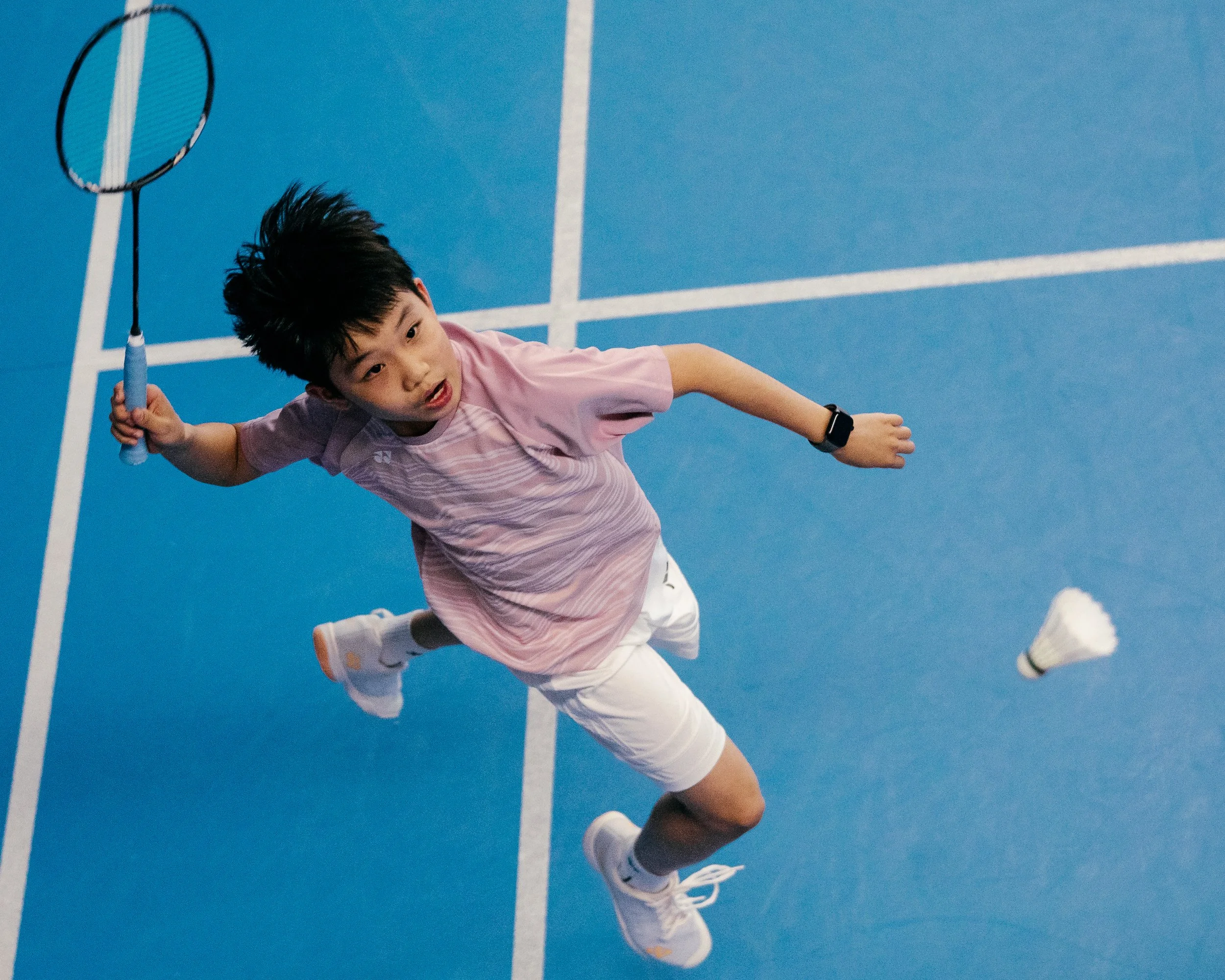 Beau Chevalier photo of young Badminton Athlete in Vancouver for Badminton BC Provincial Championships