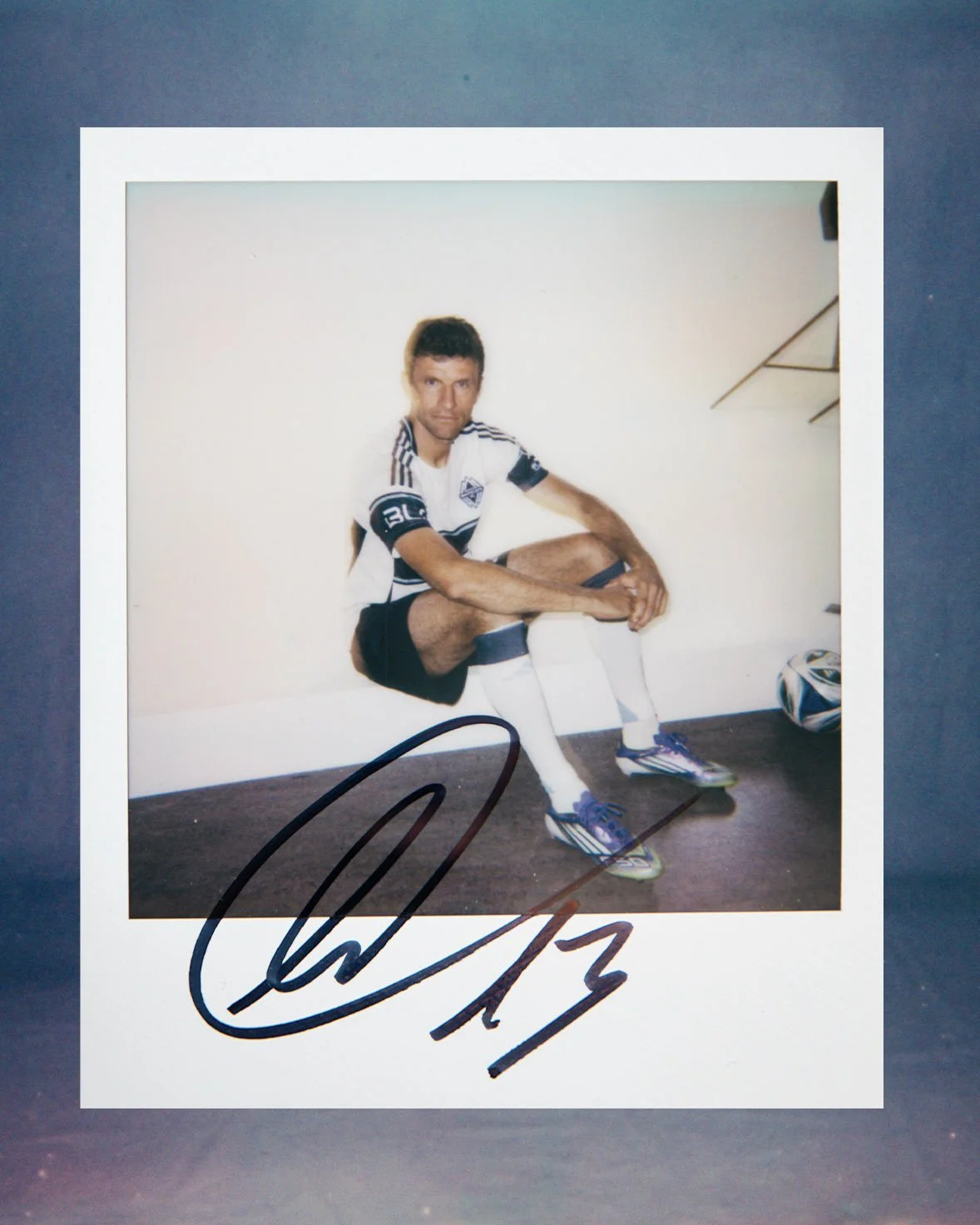 	
Beau Chevalier photo of Thomas Muller signing day for Vancouver Whitecaps FC in Vancouver