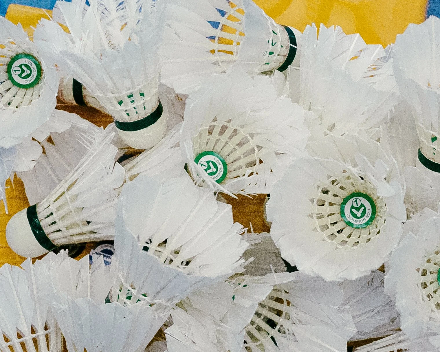 Beau Chevalier photo of badminton shuttlecocks at Badminton BC Provincial Finals in Vancouver
