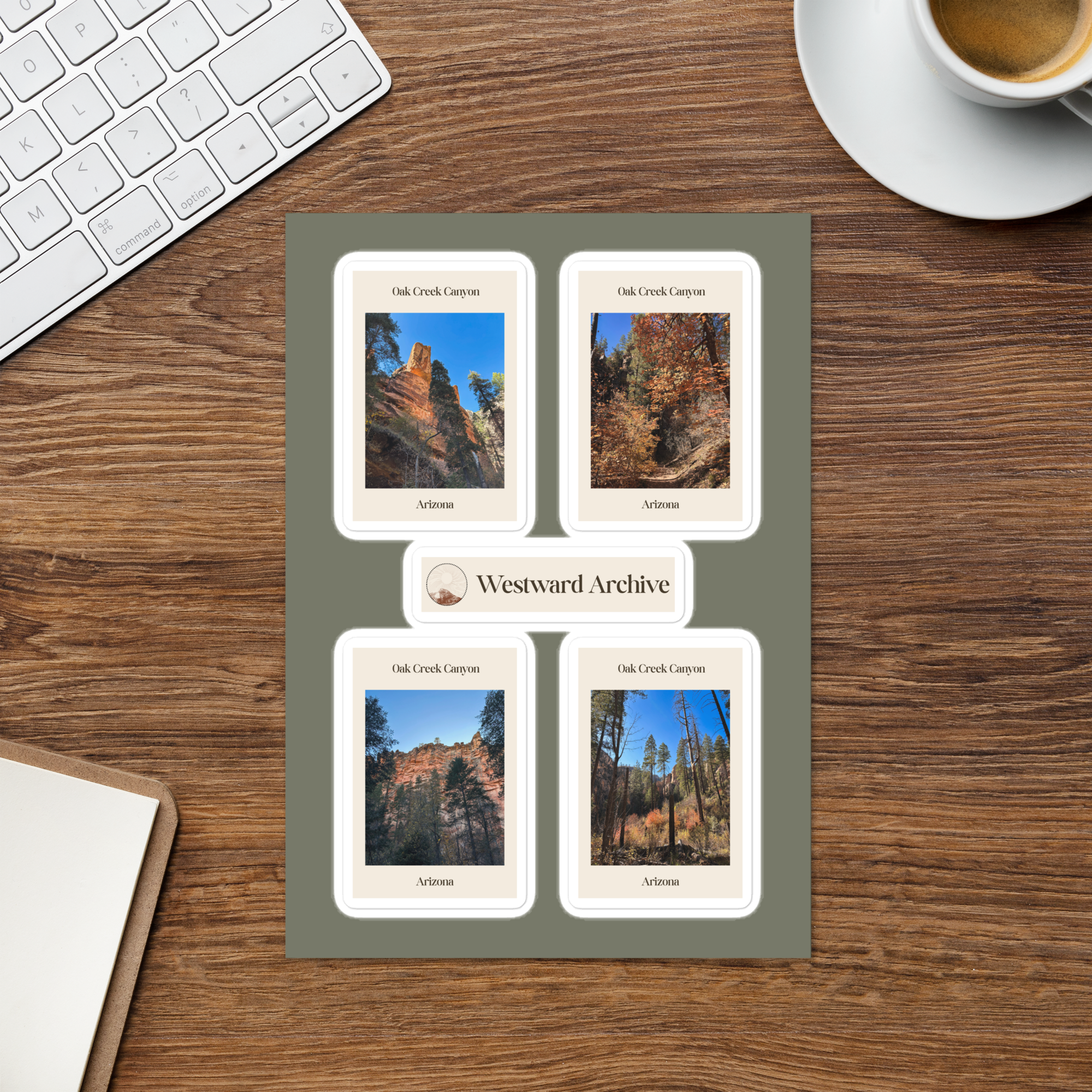 Oak Creek Canyon Sedona Arizona Sticker Pack
