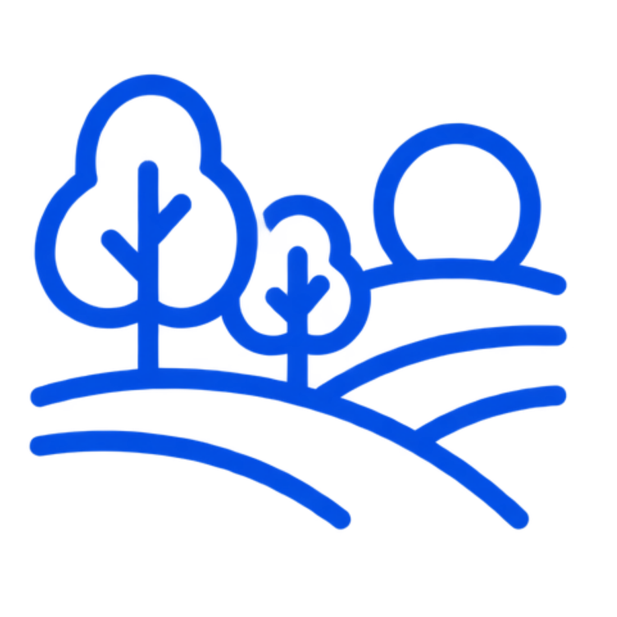 Blue neon arrow pointing downwards, with circuit-like lines, creating a futuristic or technological design.