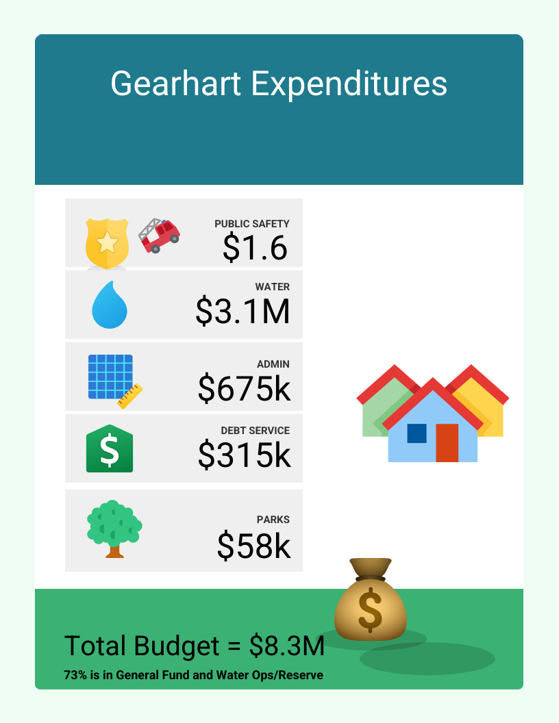 Simplified Expenditures Infographic