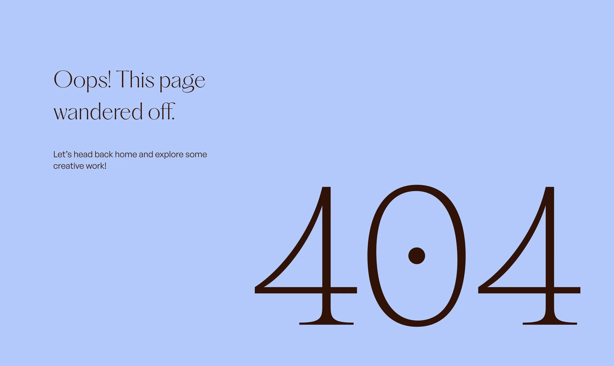 404 page