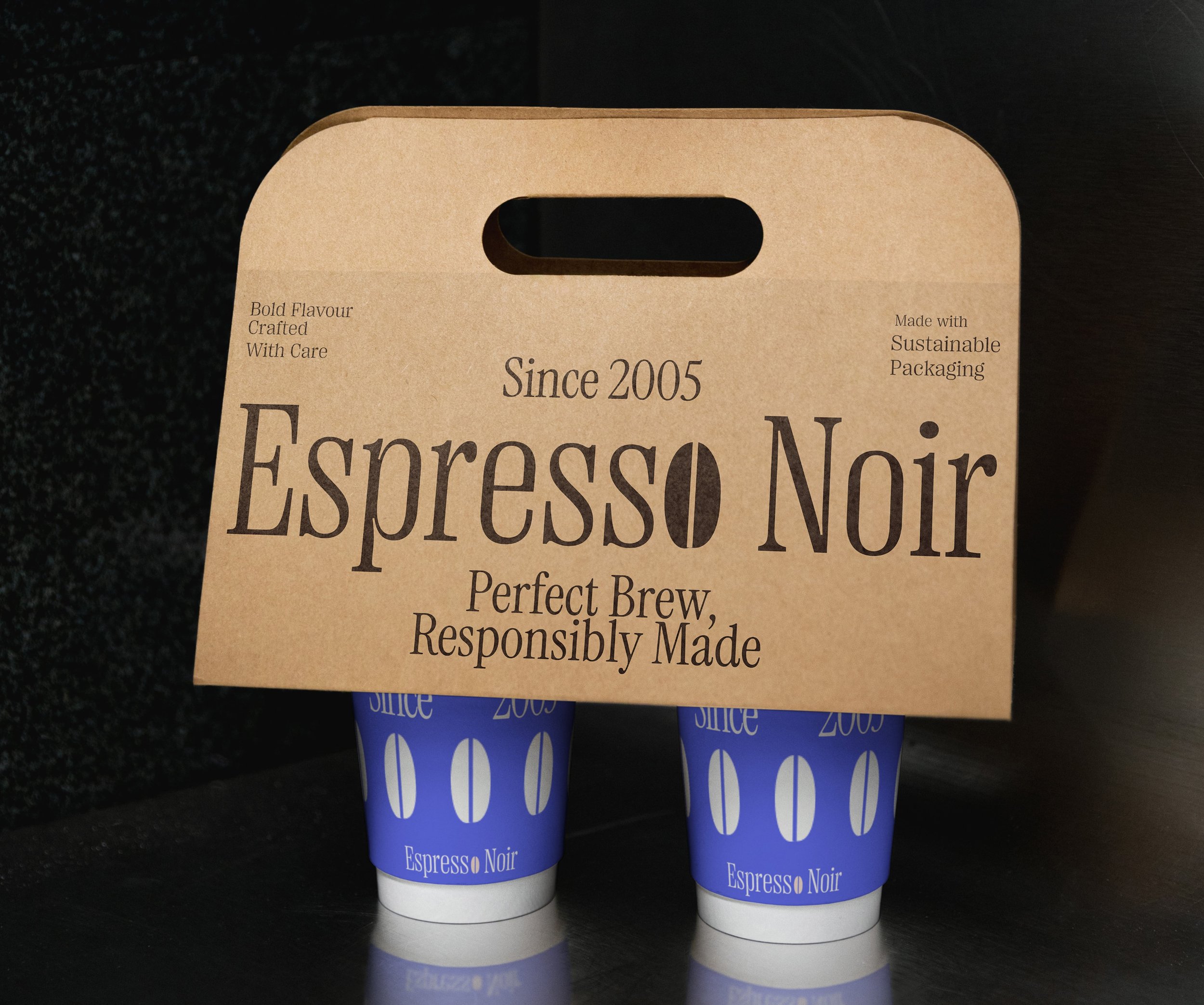 packaging mockup espresso noir