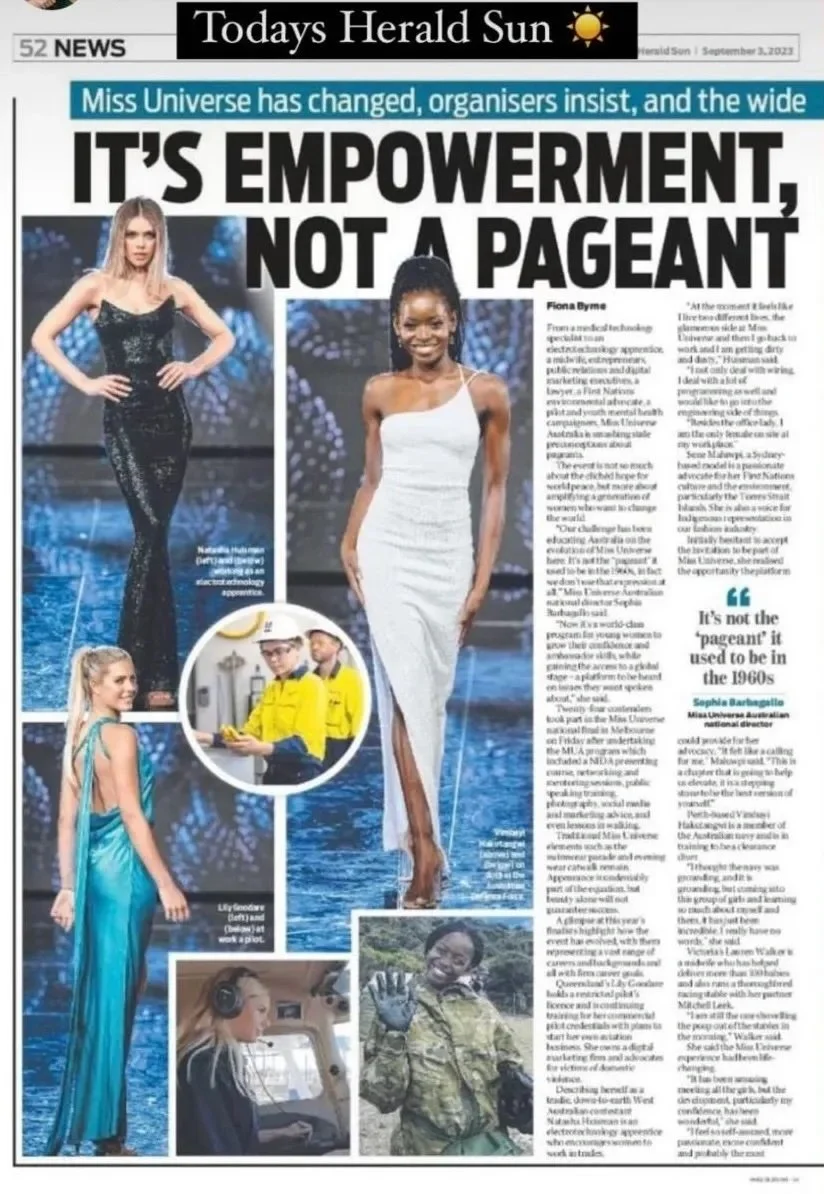 It's empowerment not a Pageant. 