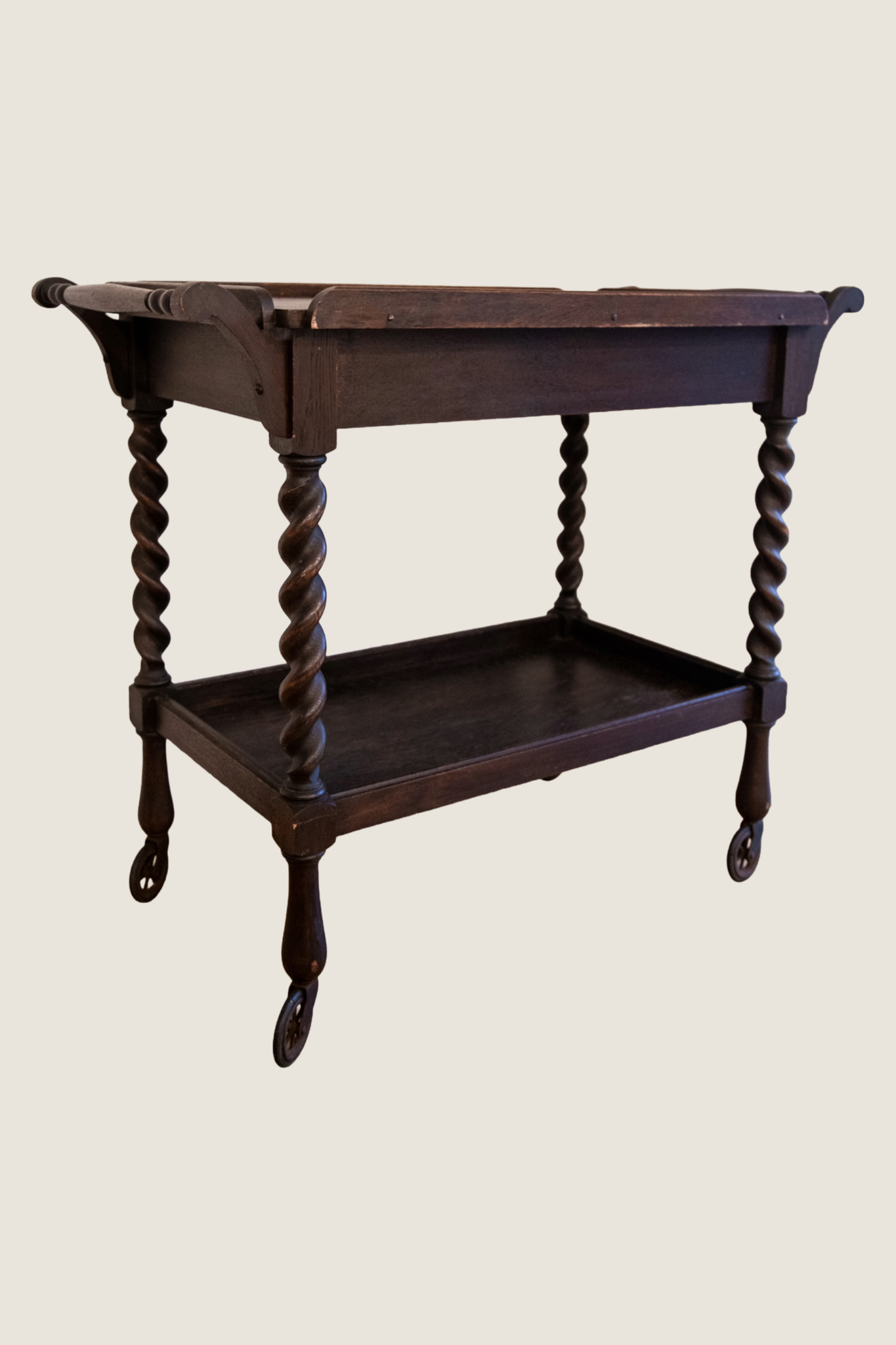 Barley Twist Serving Trolley