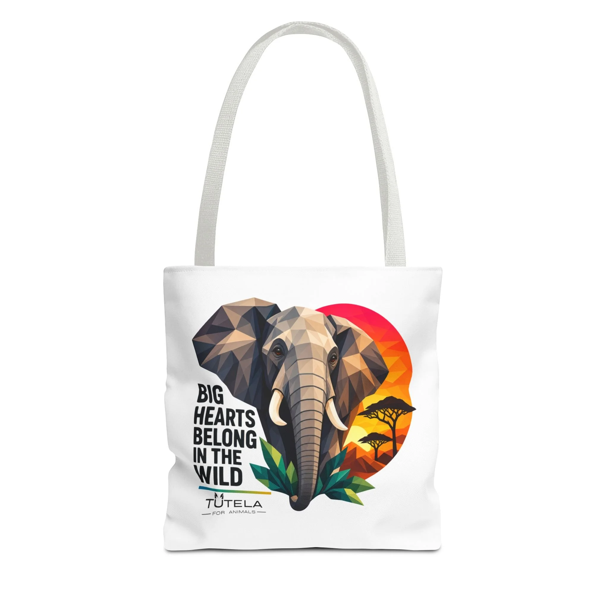 Elephant - Wildlife Rescue Tote Bag: Tutela — 