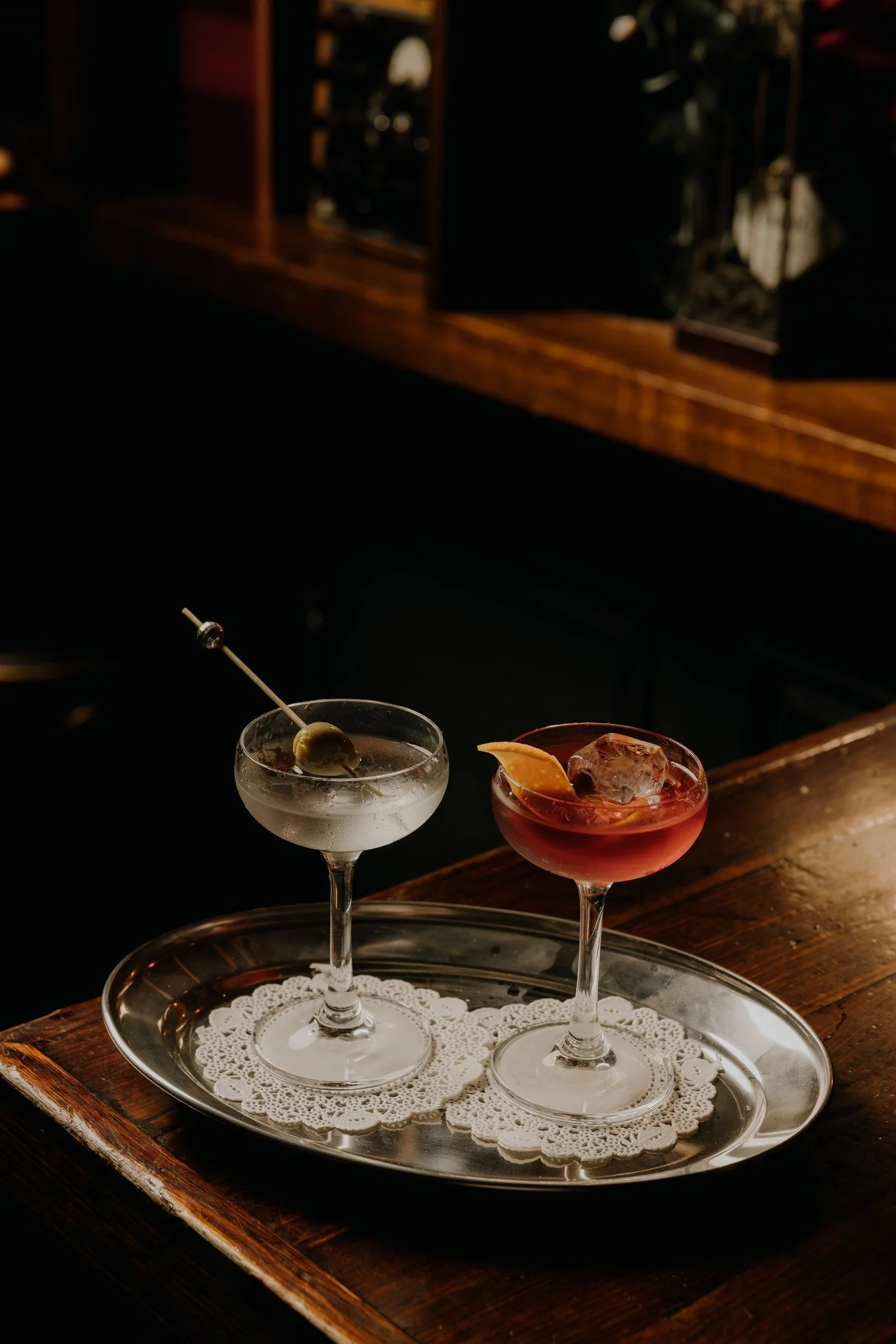 Sun&rsquo;s out, freezer door&rsquo;s open. Martini or Negroni?

5PM till late.