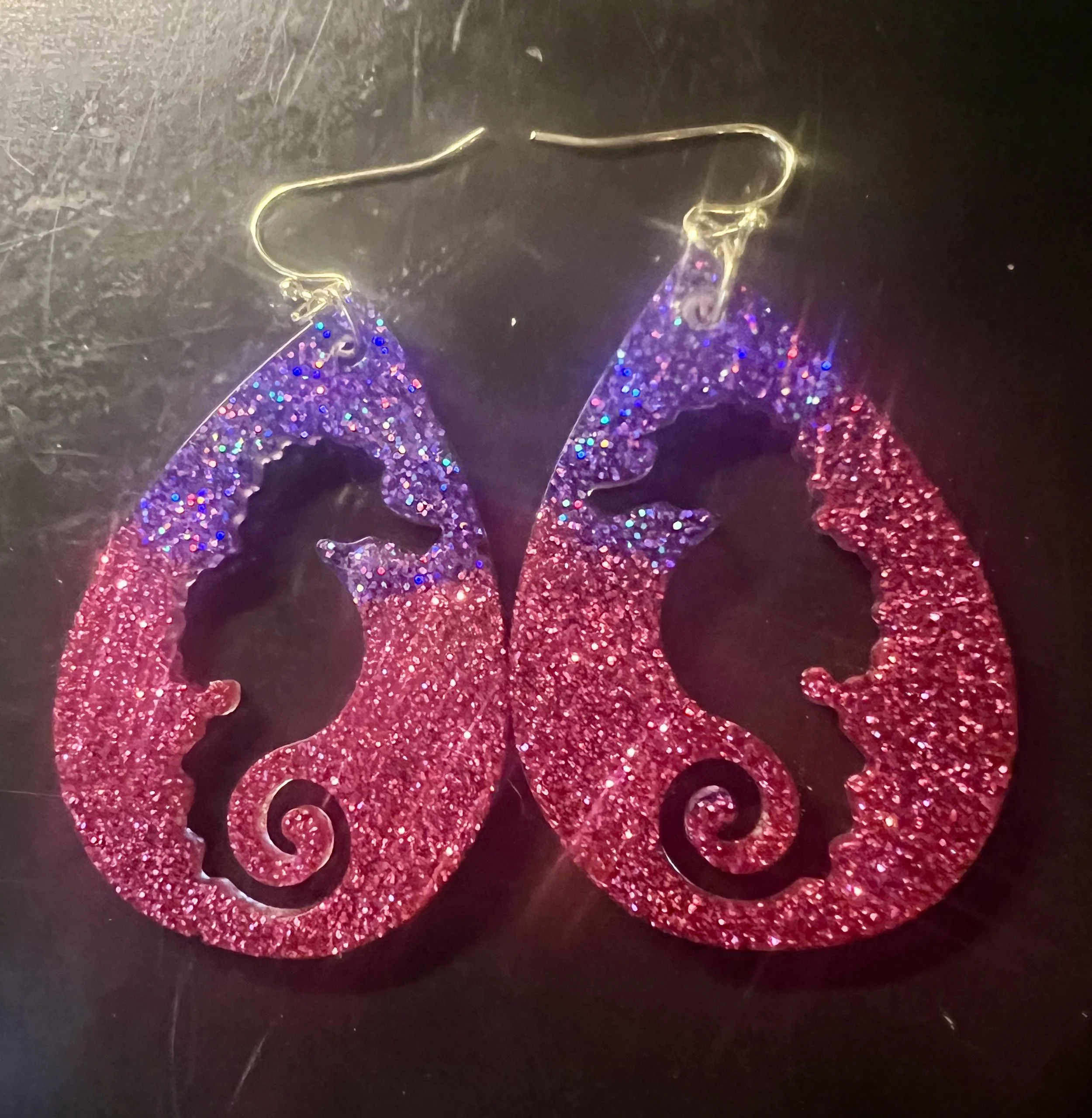 Starfish Teardrop Earrings