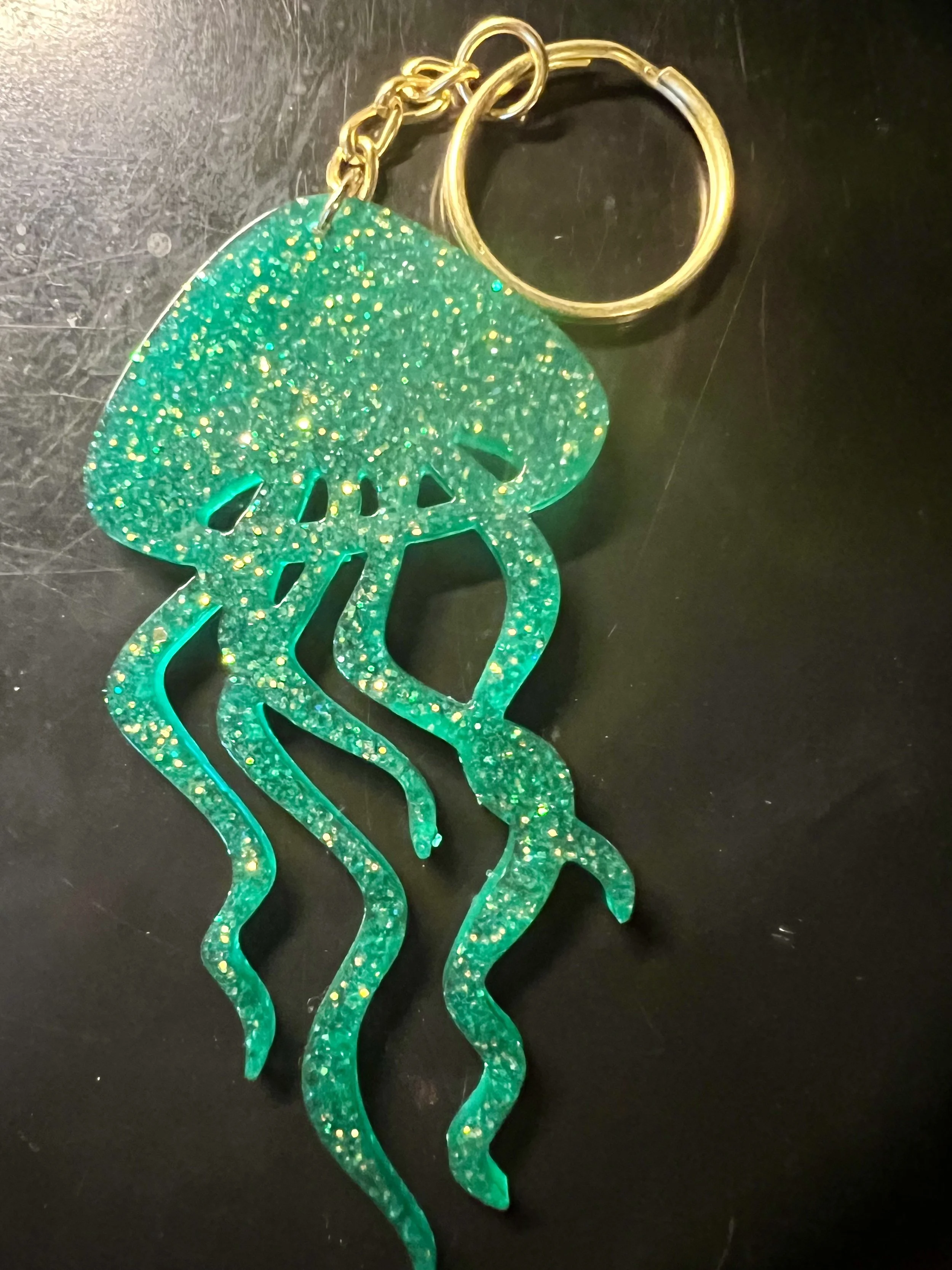 Jellyfish Keychain