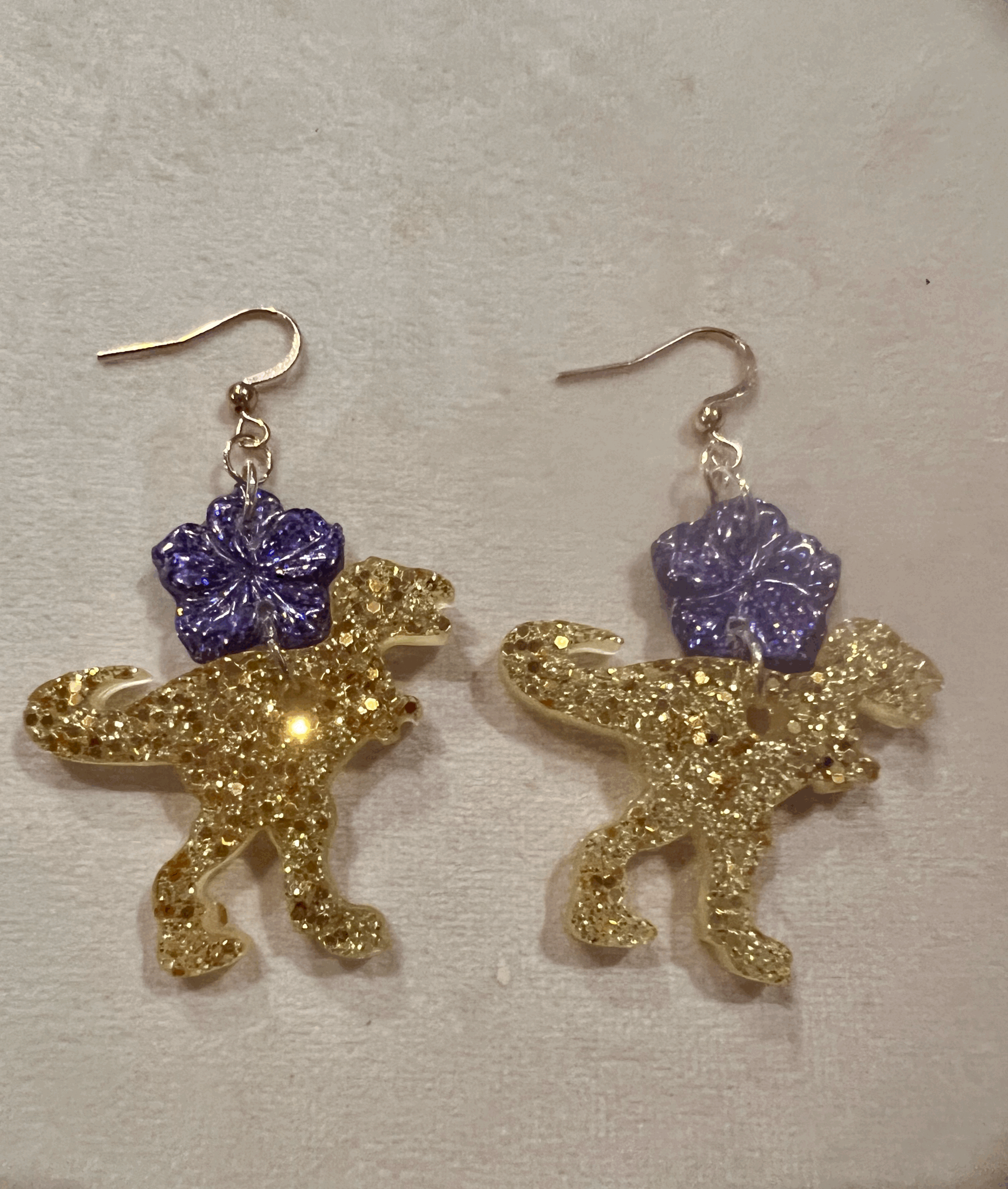 Dino Flower Earrings