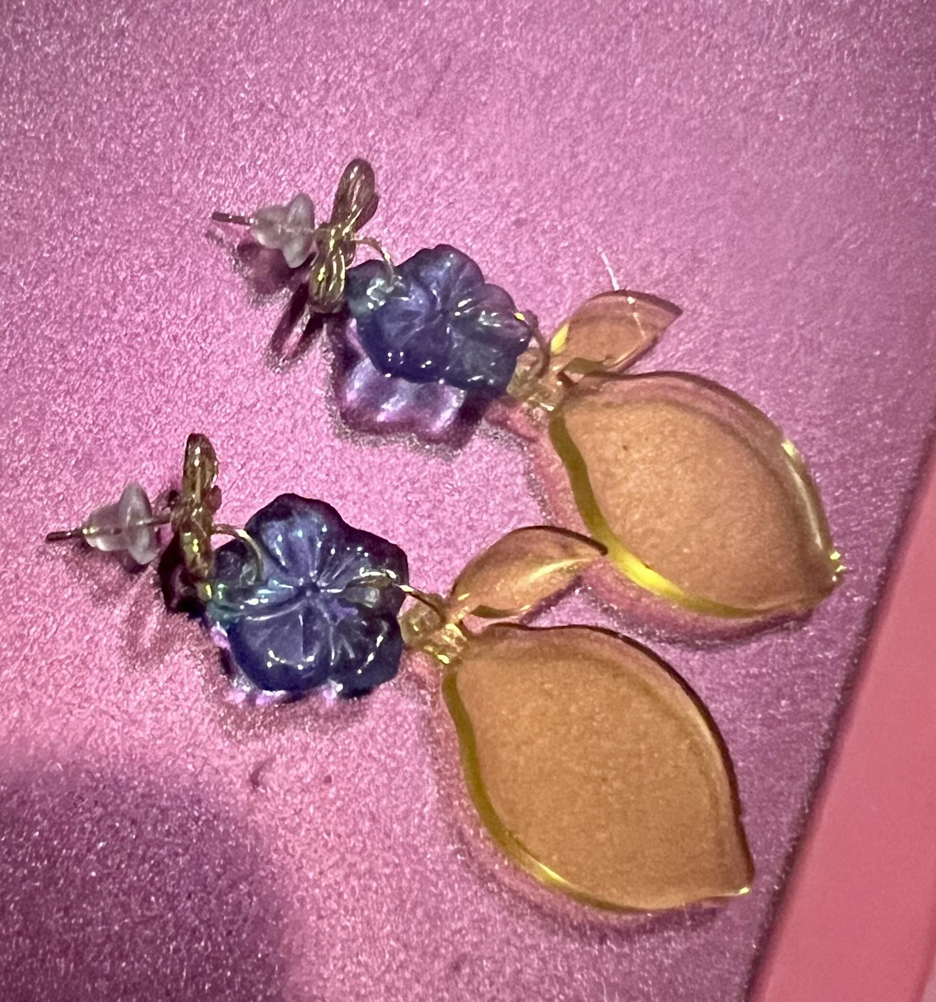 Lemon Flower Earrings